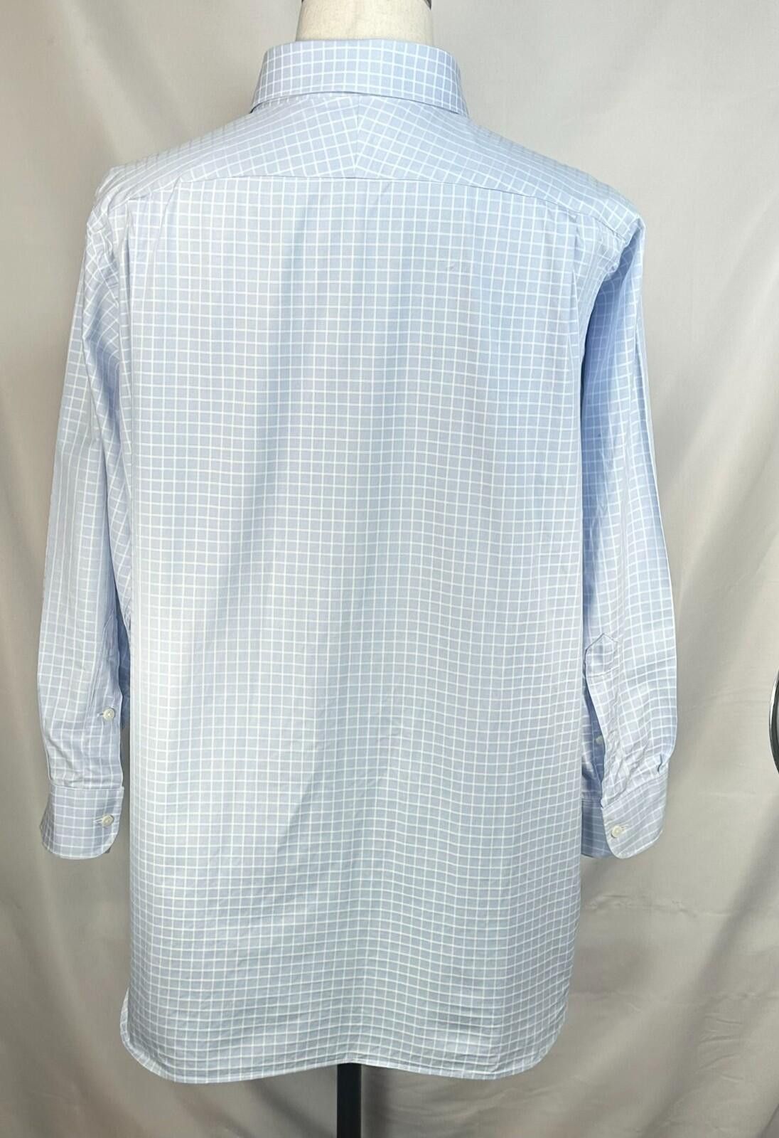 Other Holland Sherry Tailored Check Oxford Button Up Blue Mens XL Size US XL / EU 56 / 4 - 2 Thumbnail