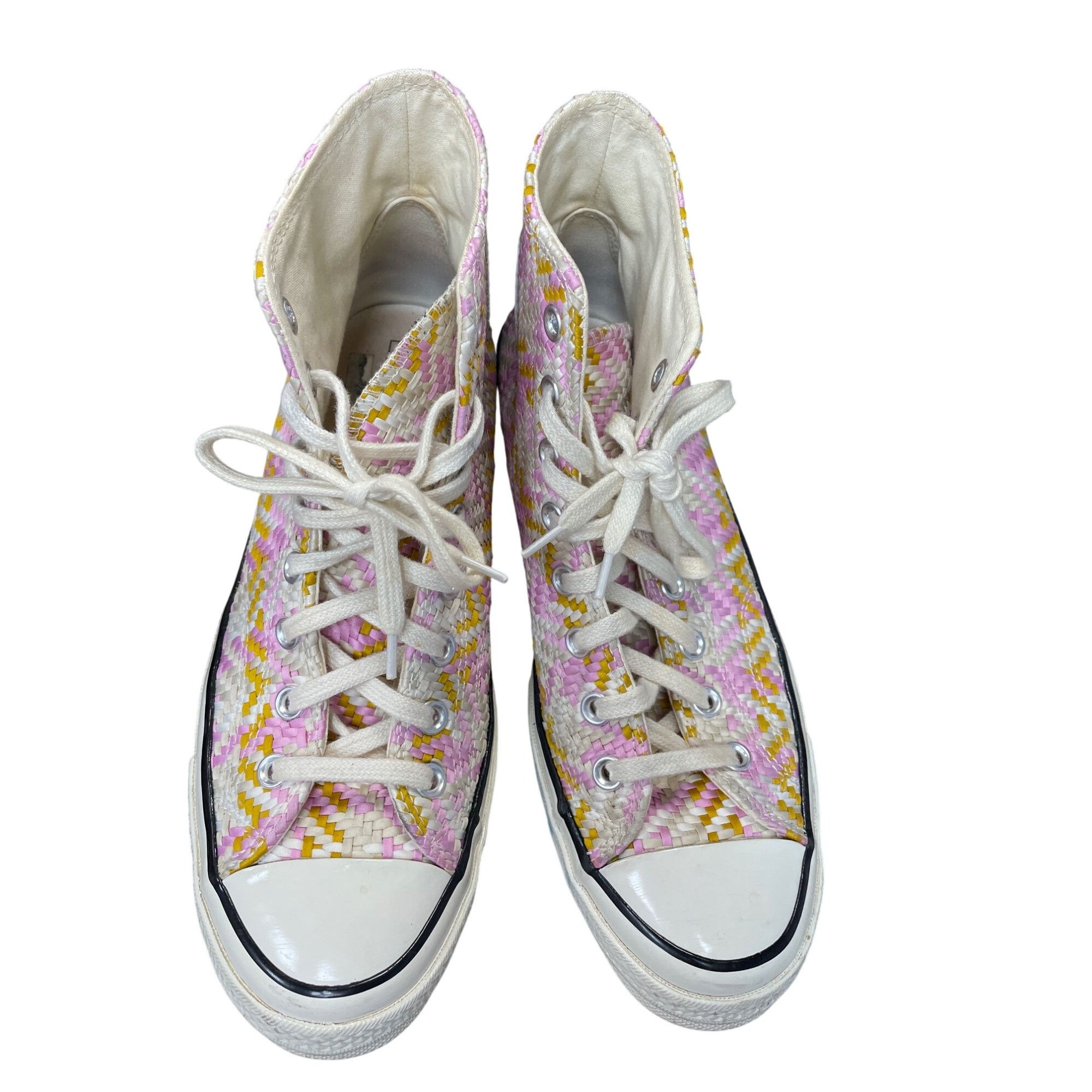 Converse Converse Chuck Taylor All Star Woven High Pink yellow mens 9 Size US 9 / EU 42 - 17 Thumbnail
