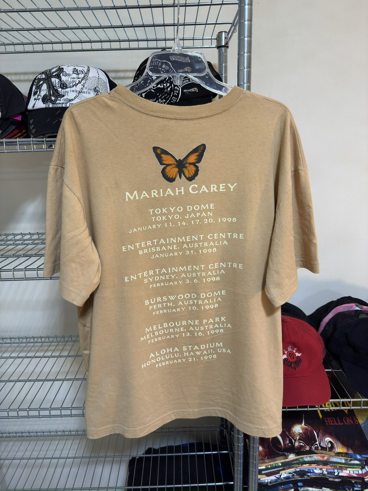 Other Vintage mariah carey 1998 y2k rare t shirt Size US L / EU 52-54 / 3 - 6 Thumbnail