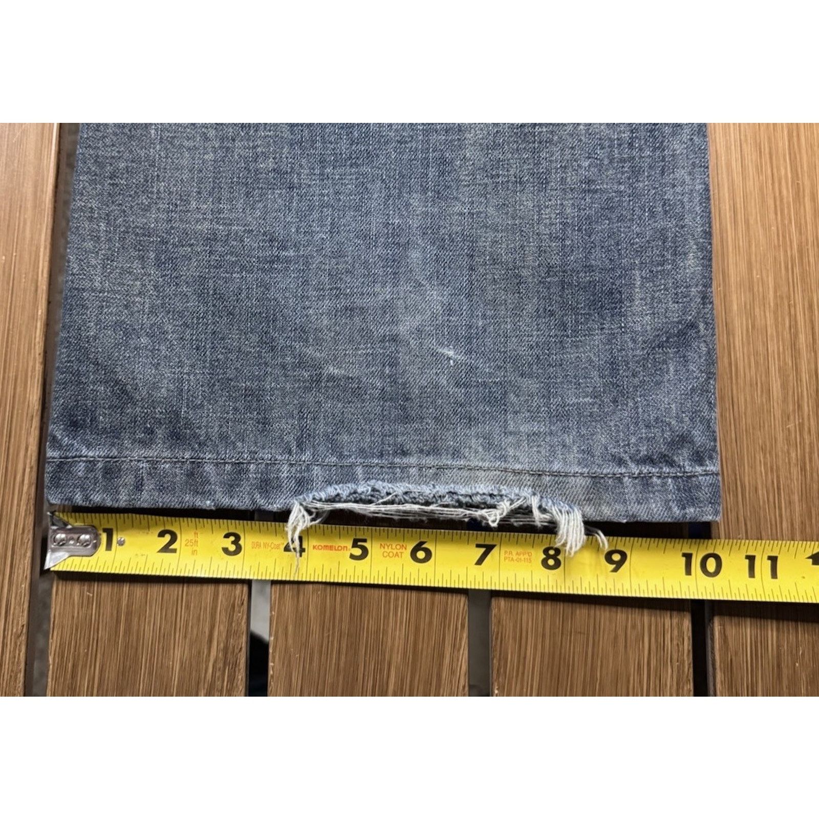 Helix Y2k Helix Relaxed Bootcut Distressed Jeans 38x31 Skater Size US 38 / EU 54 - 6 Thumbnail
