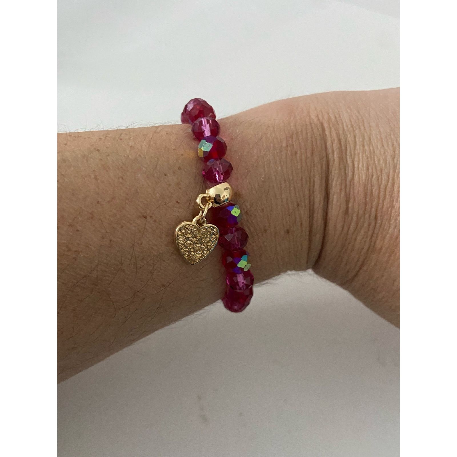 Vintage heart charm bracelet Size ONE SIZE - 1 Thumbnail