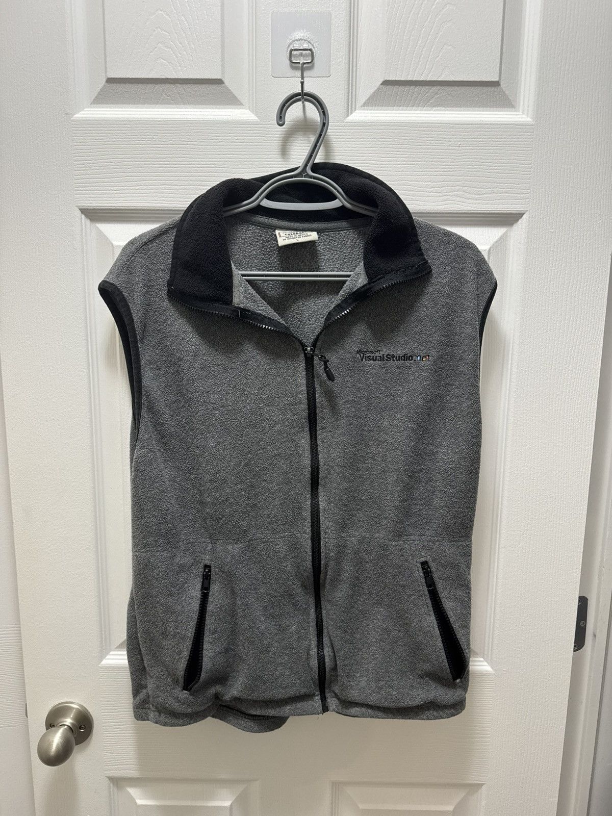 Microsoft Microsoft 1997 Visual Studios Vintage Developer Zipper Vest Size US L / EU 52-54 / 3 - 1 Thumbnail