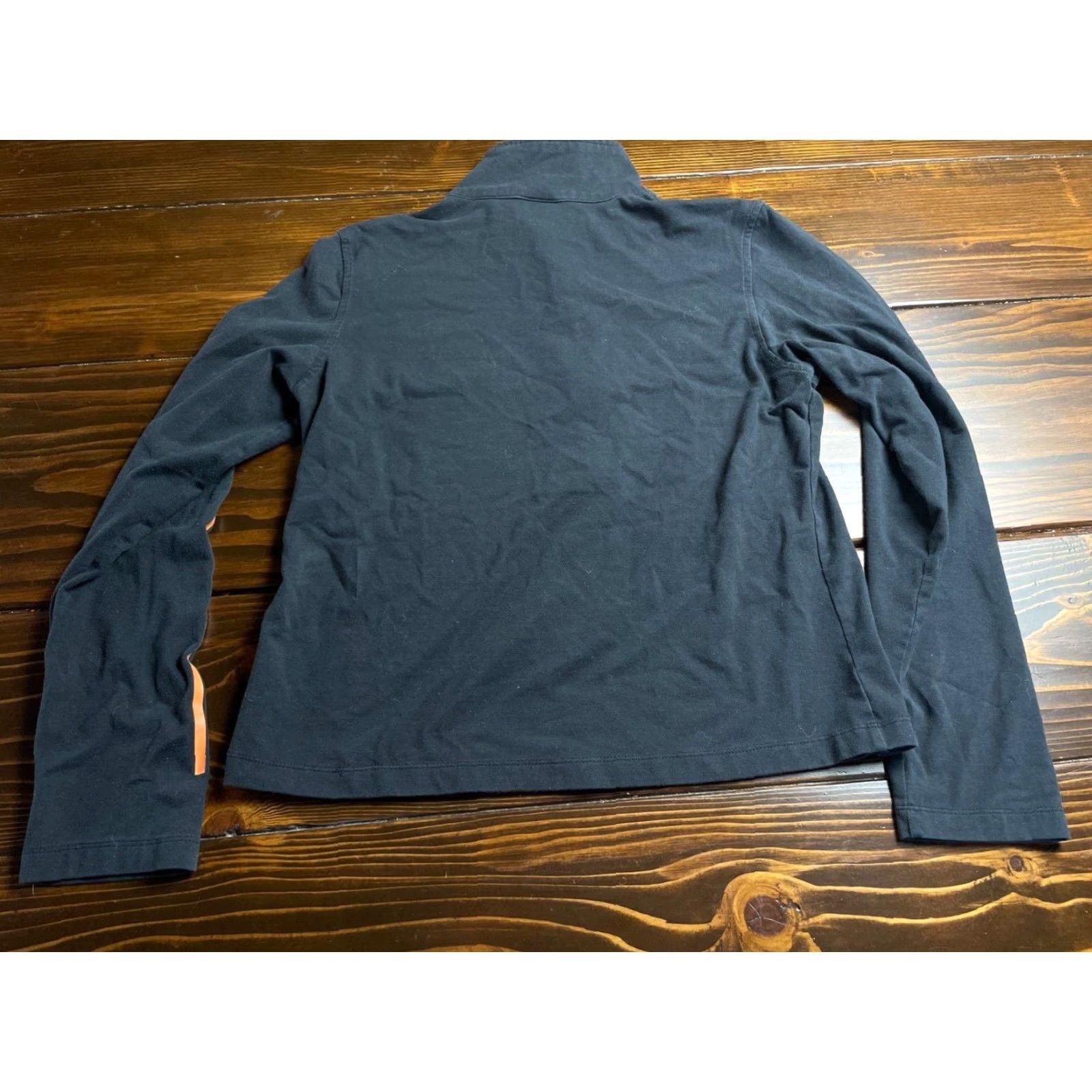 Vintage Active Champion Sweater Womens Large Black Pullover Turtleneck Modern Fall Winter Activewear Semi Zip Knit Regular Size L Women’s Black SVG Size L / US 10 / IT 46 - 2 Thumbnail