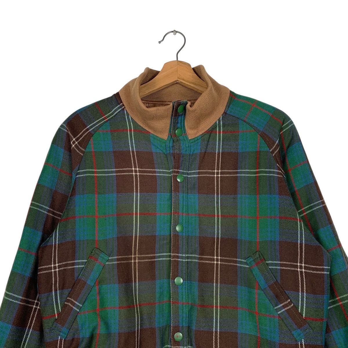 Bigi Vintage Just Bigi Tartan Bomber Jacket | Grailed