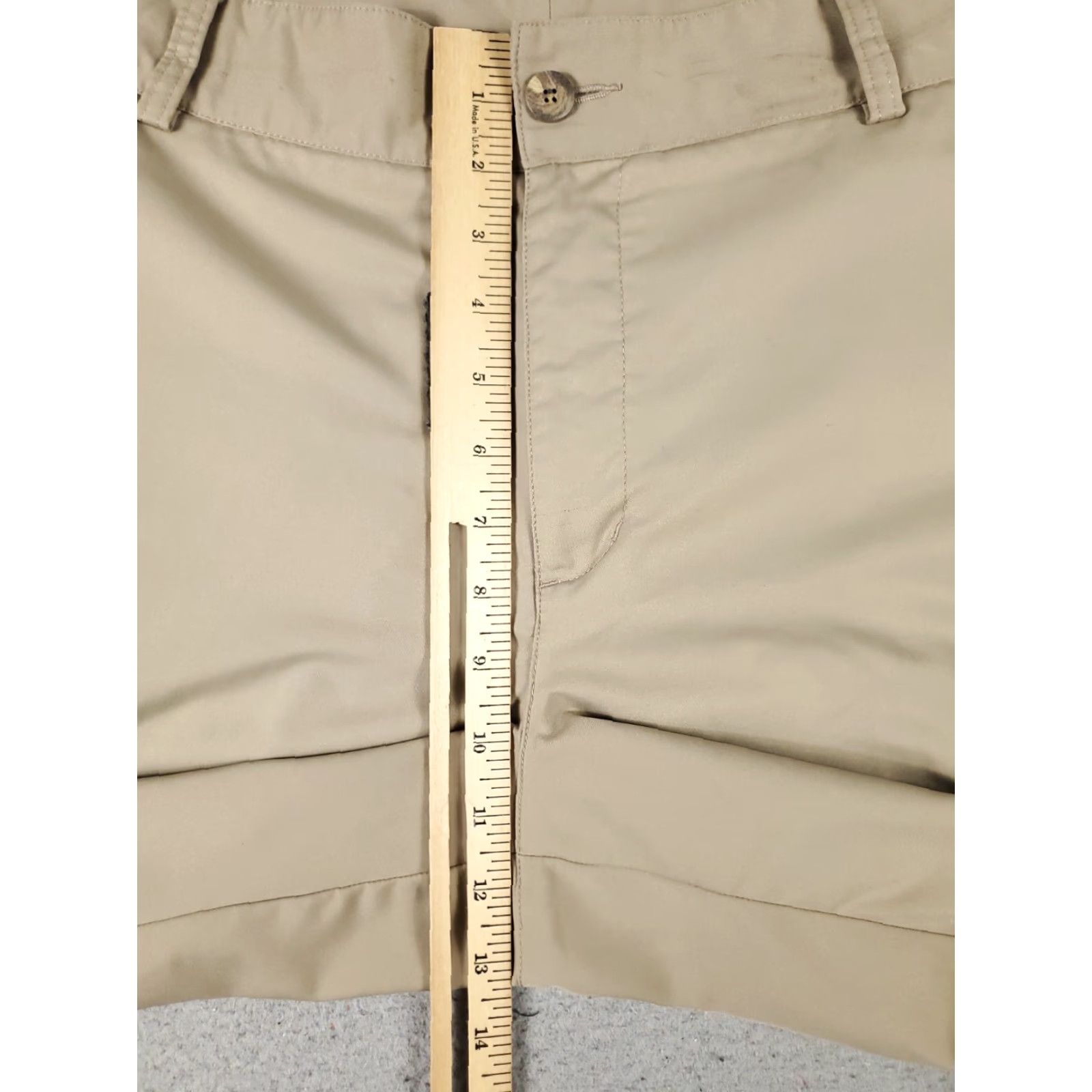 Adidas Adidas Chino Pants Mens 38x32 Beige Flat Front Stretch Trousers Size US 38 / EU 54 - 3 Thumbnail