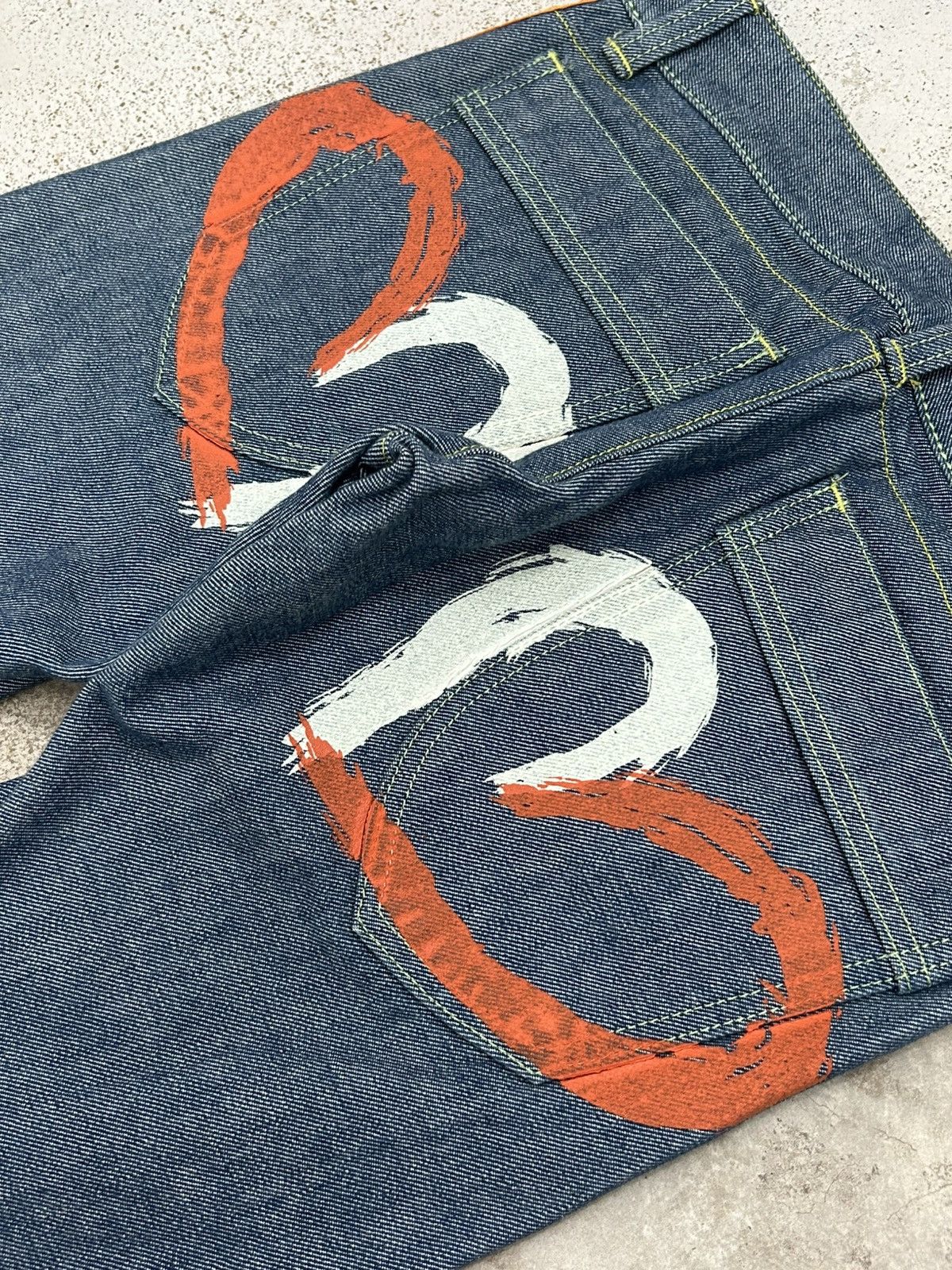 Japanese Brand Exiv Co Japan Twisted Legs Jeans Size US 30 / EU 46 - 7 Thumbnail