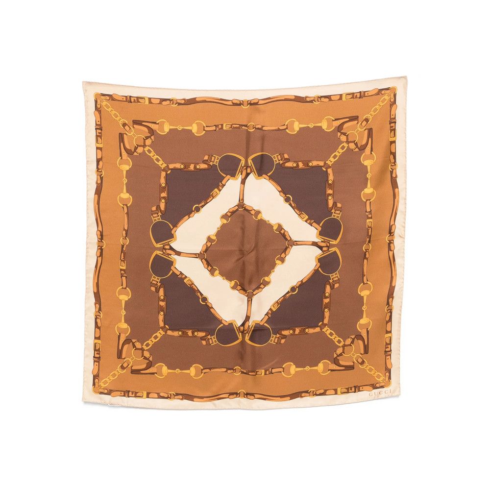 Gucci Gucci BROWN Scarves Size ONE SIZE - 1 Thumbnail