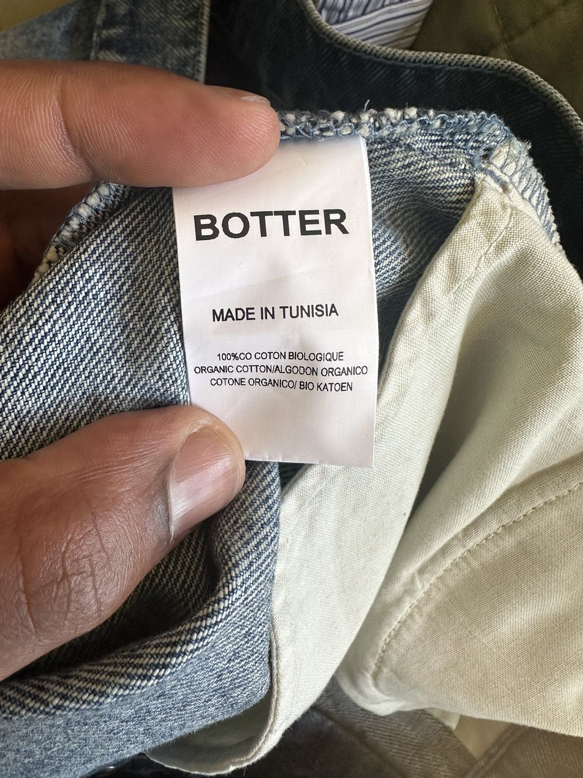 BOTTER BOTTER Blue Faded Denim Shorts Size US 34 / EU 50 - 4 Thumbnail