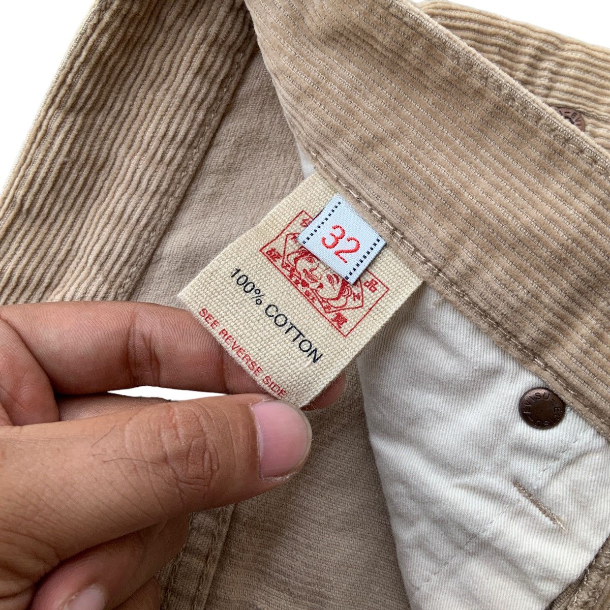 Evisu EVISU SEAGULL CORDUROY TROUSERS Size US 32 / EU 48 - 6 Thumbnail