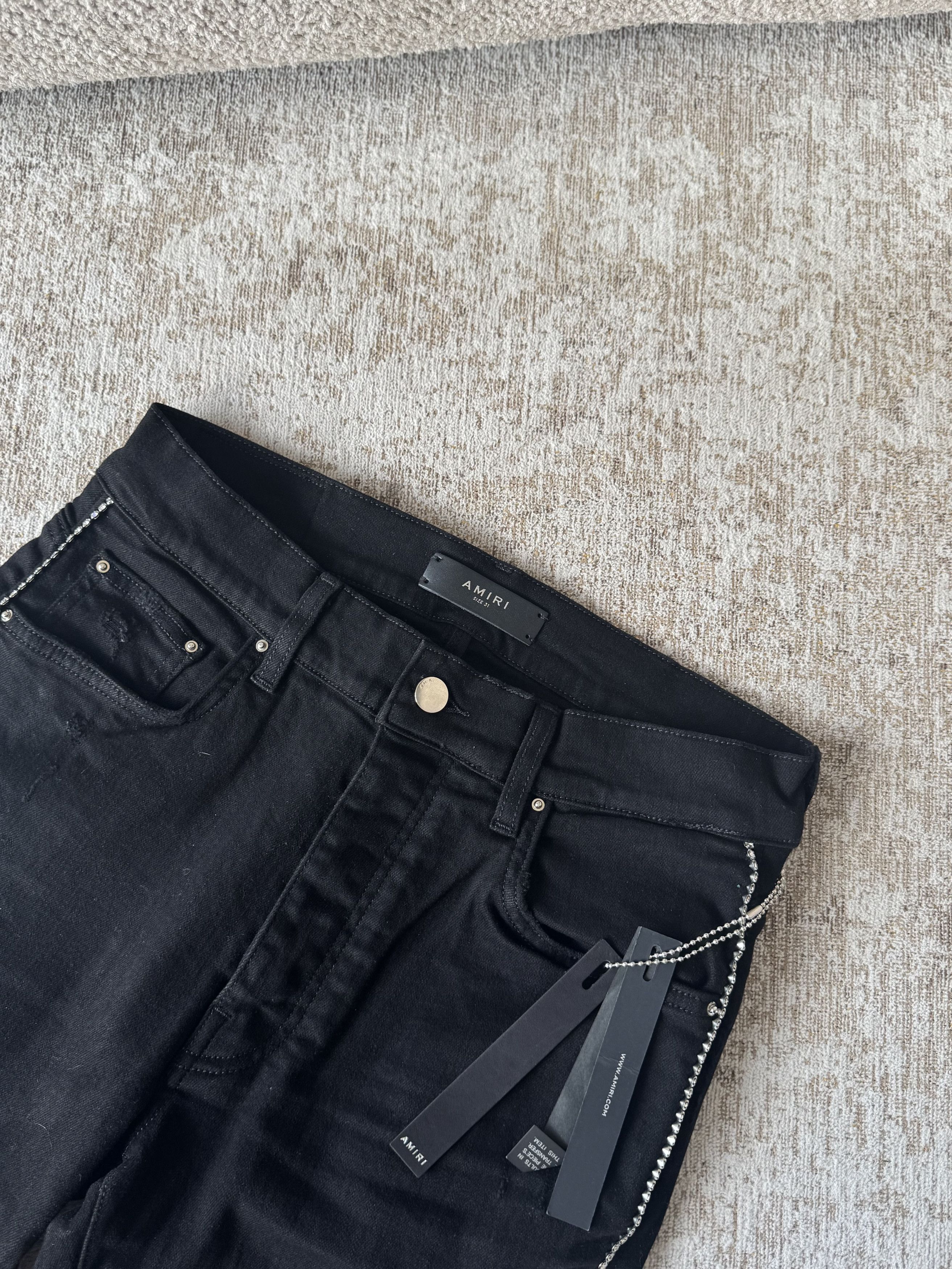 Amiri AMIRI CRYSTAL TRACK | SIZE 31 Size US 31 - 3 Thumbnail