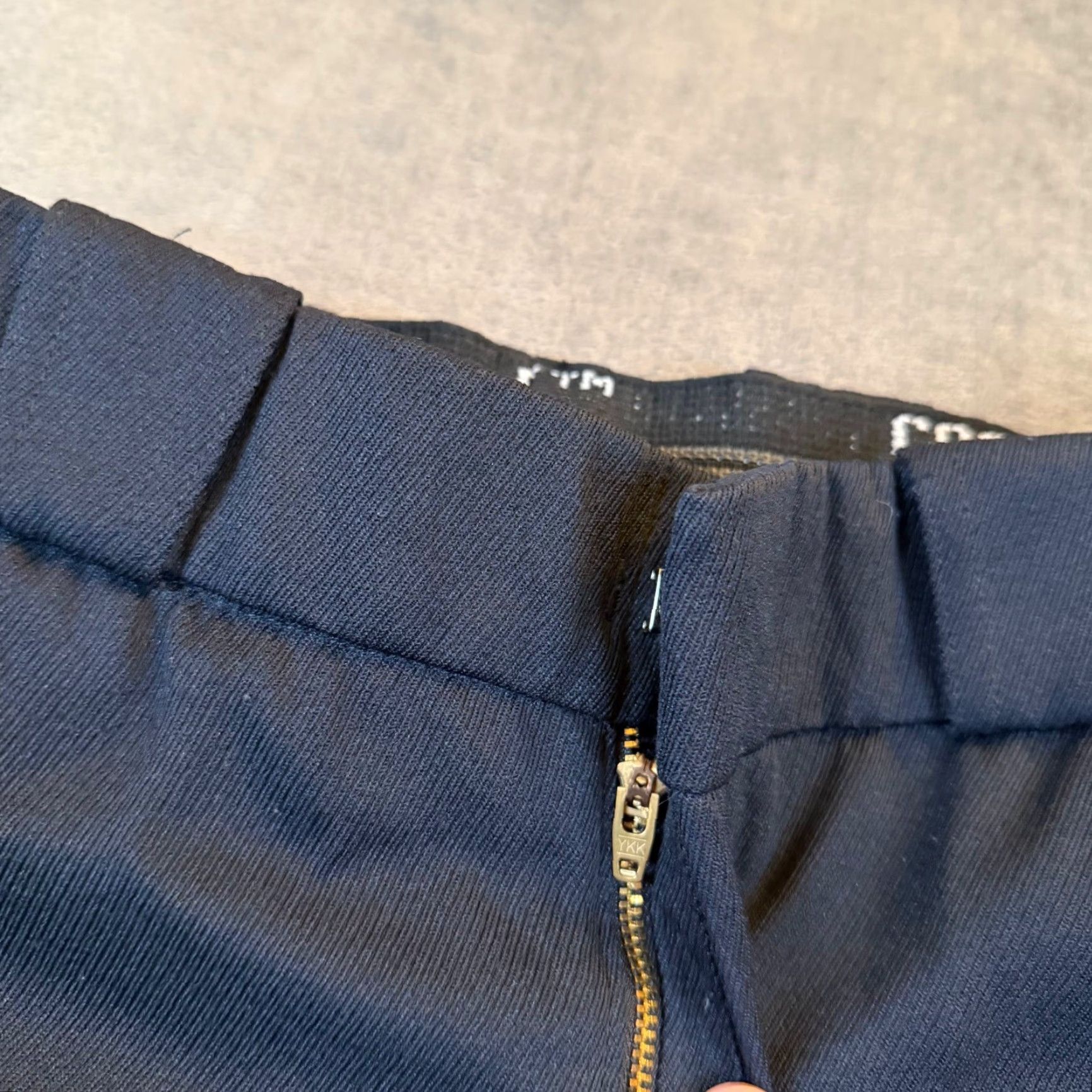 Vintage Horace Small Mens Navy Blue Uniform Trousers Flex Waist Work Pants 32x29 HS21377 Size US 32 / EU 48 - 5 Thumbnail