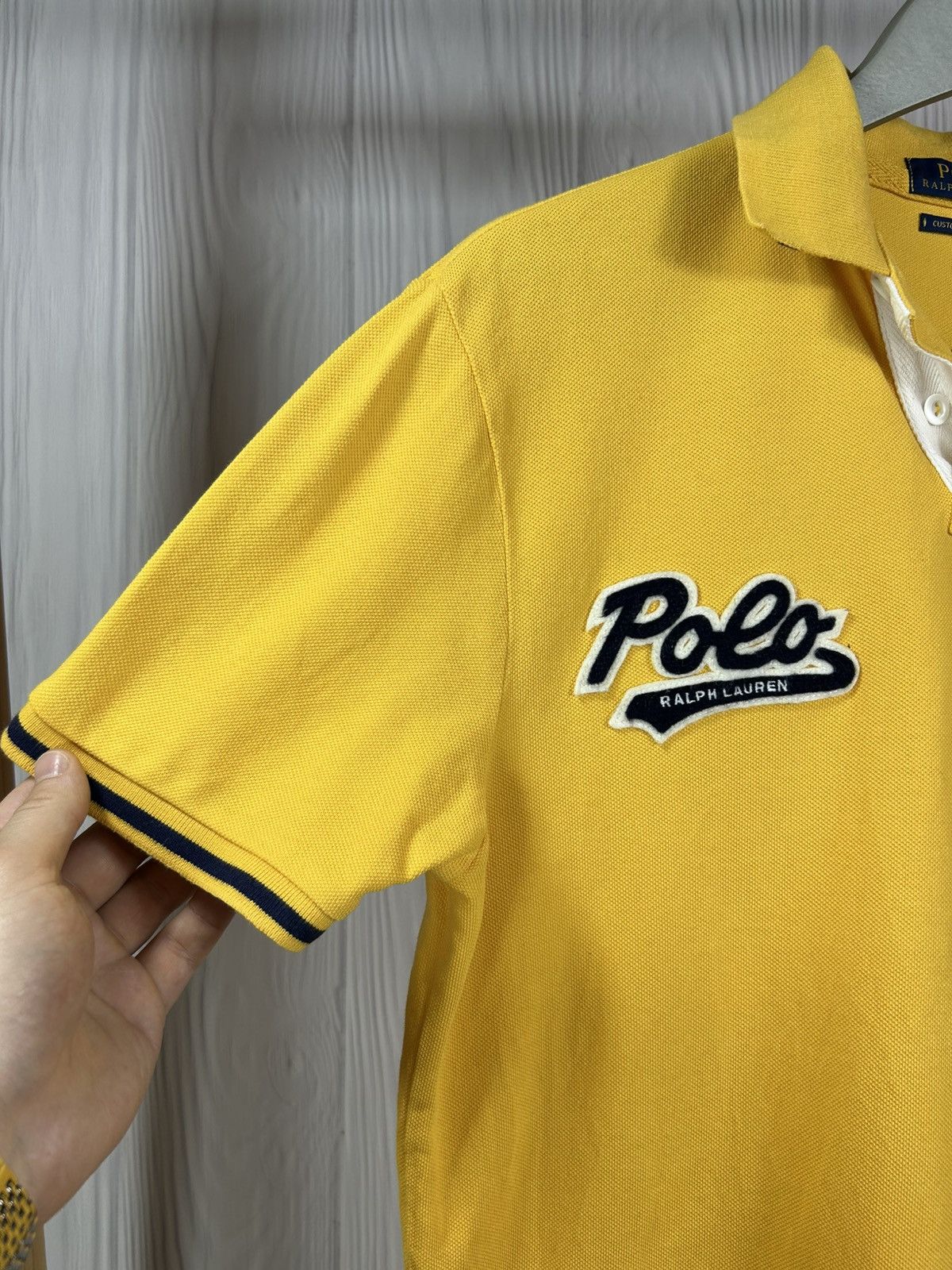 Polo Ralph Lauren Polo Ralph Lauren Big Pony Yellow Polo Size M Size US M / EU 48-50 / 2 - 6 Thumbnail
