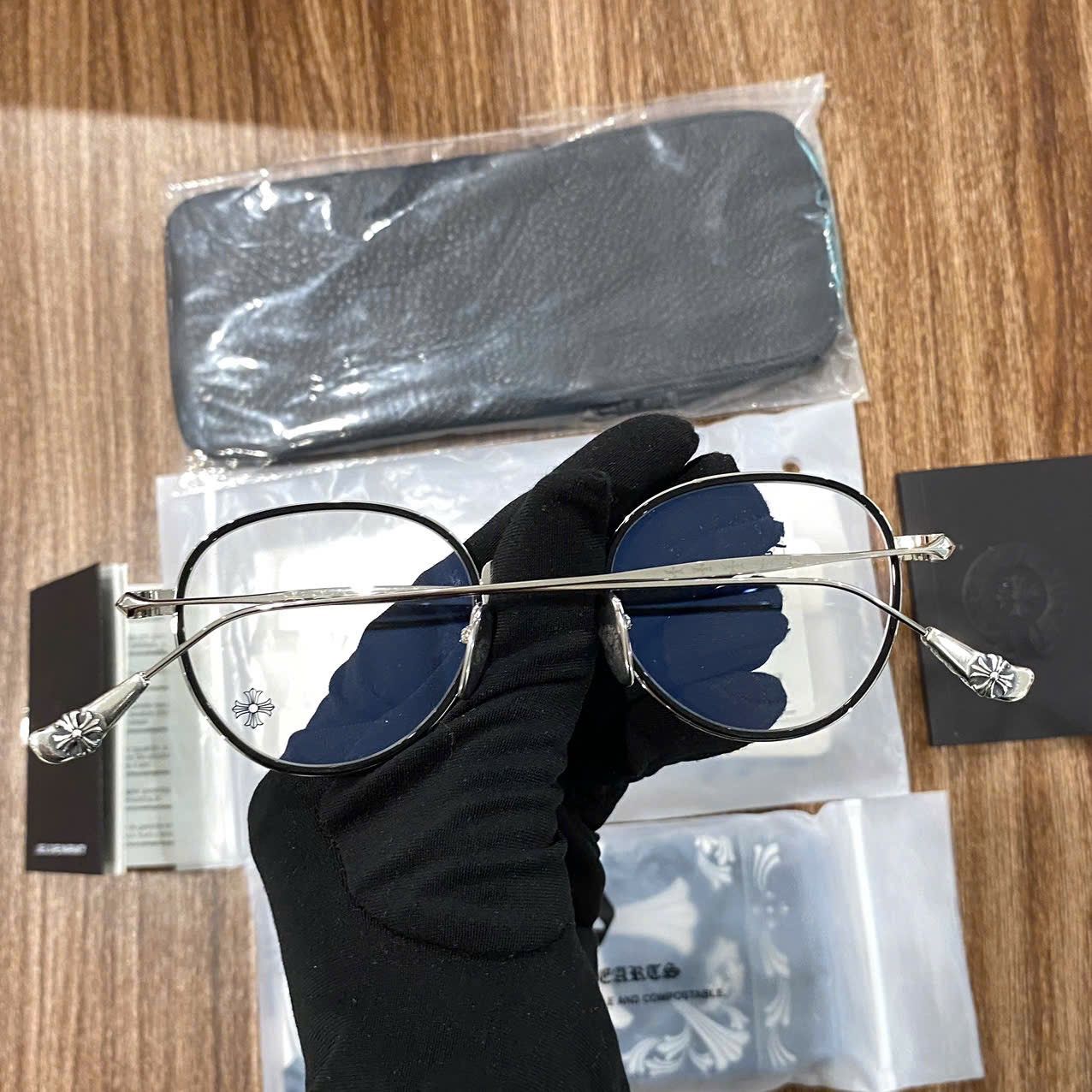 Chrome Hearts CHROME HEARTS BONE PRONE IV EYEGLASSE Size ONE SIZE - 3 Thumbnail