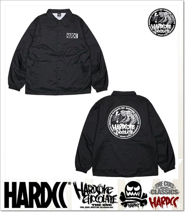 Japanese Brand HARDCORE CHOCOLATE HARDCC Nylon Coach Jacket 2020 Size US XL / EU 56 / 4 - 16 Thumbnail