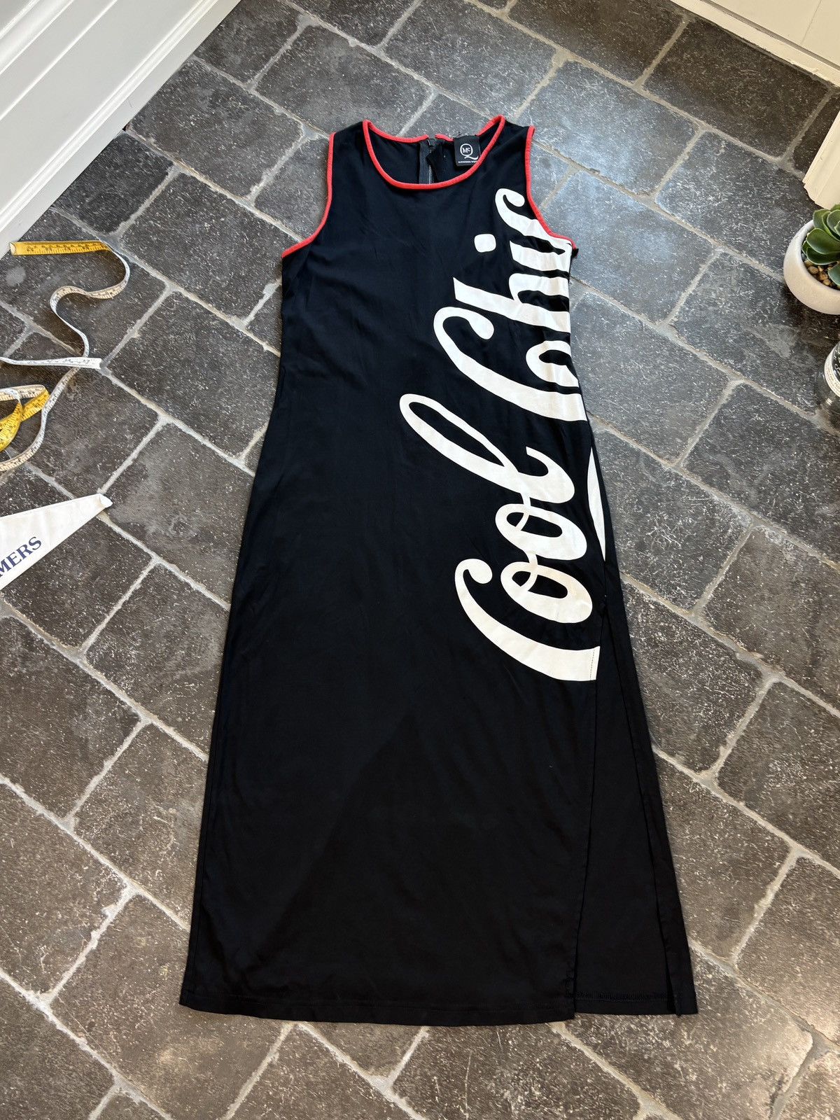 Vintage 2010s Coke Zero Dress McQueen Moschino Cool & Chic Bodycon Size M / US 6-8 / IT 42-44 - 2 Thumbnail