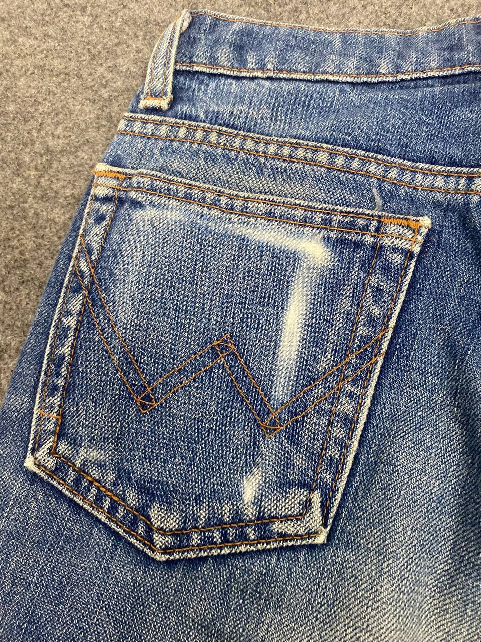 Wrangler vintage wrangler slightly distressed denim nice design Size US 28 / EU 44 - 6 Thumbnail