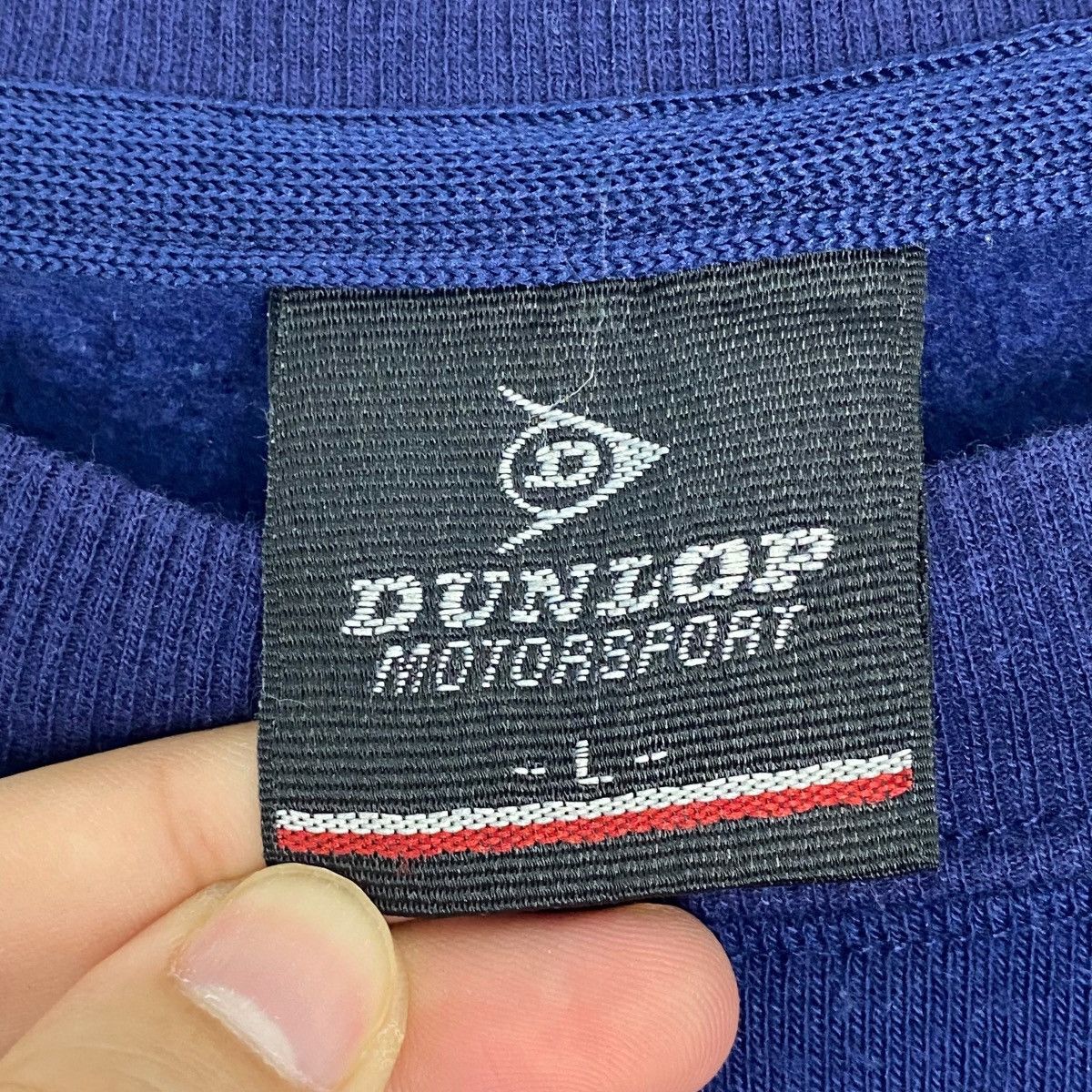 Other Vintage Dunlop Motorsport Crewneck Small Logo Blue Size L Size US L / EU 52-54 / 3 - 6 Thumbnail