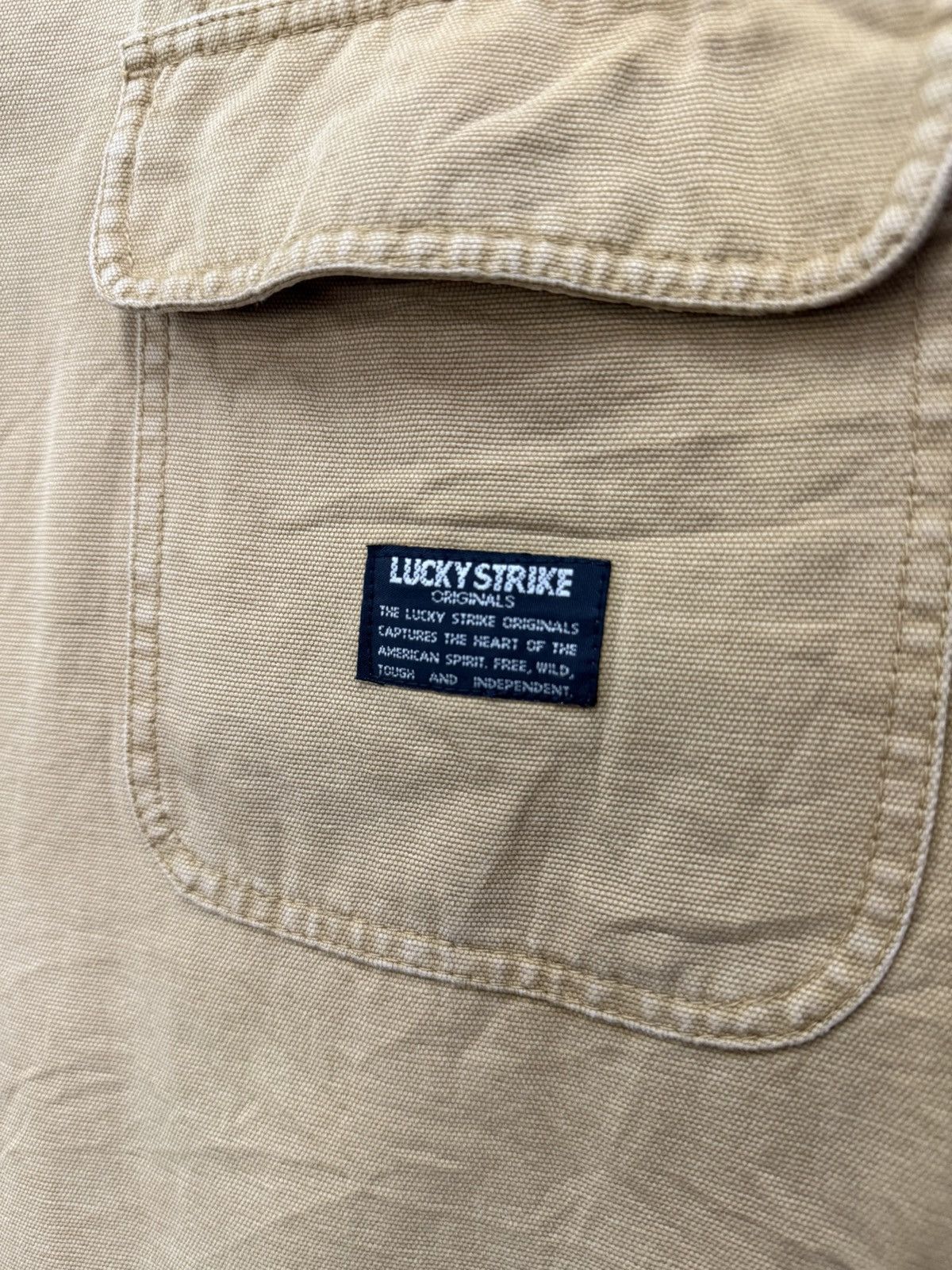 Other 🔥 Vintage Lucky Strike Duck Canvas Chore Jacket - LL Size US XL / EU 56 / 4 - 4 Thumbnail