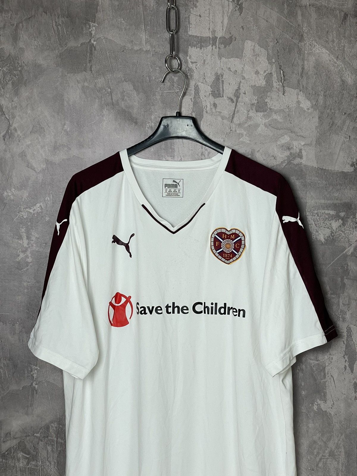 Puma × Vintage Heart Of Midlothian Vintage Y2K Retro Soccer Jersey Size XL Size US XL / EU 56 / 4 - 2 Thumbnail