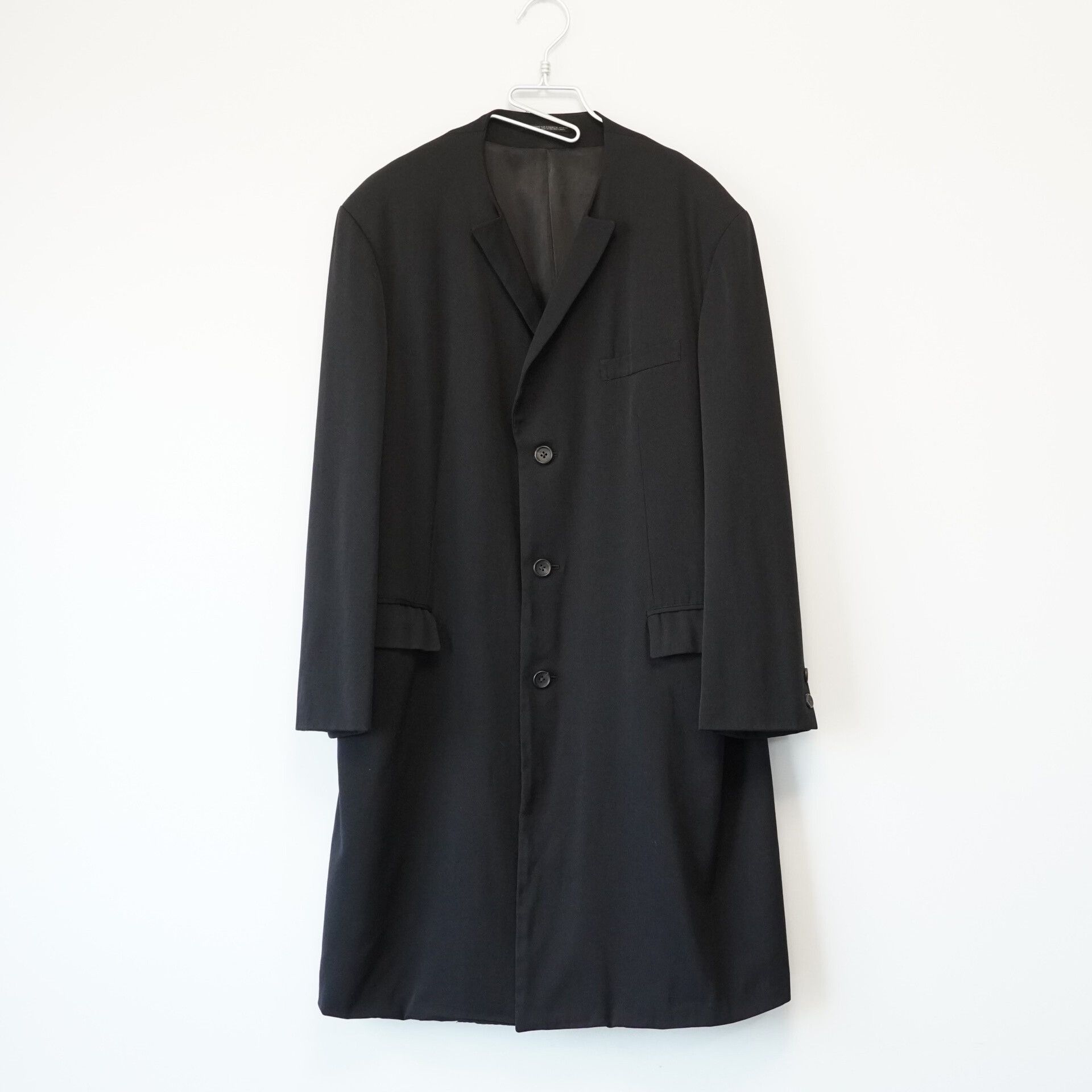 Yohji Yamamoto Yohji Yamamoto Black Wool Coat Size US M / EU 48-50 / 2 - 1 Thumbnail