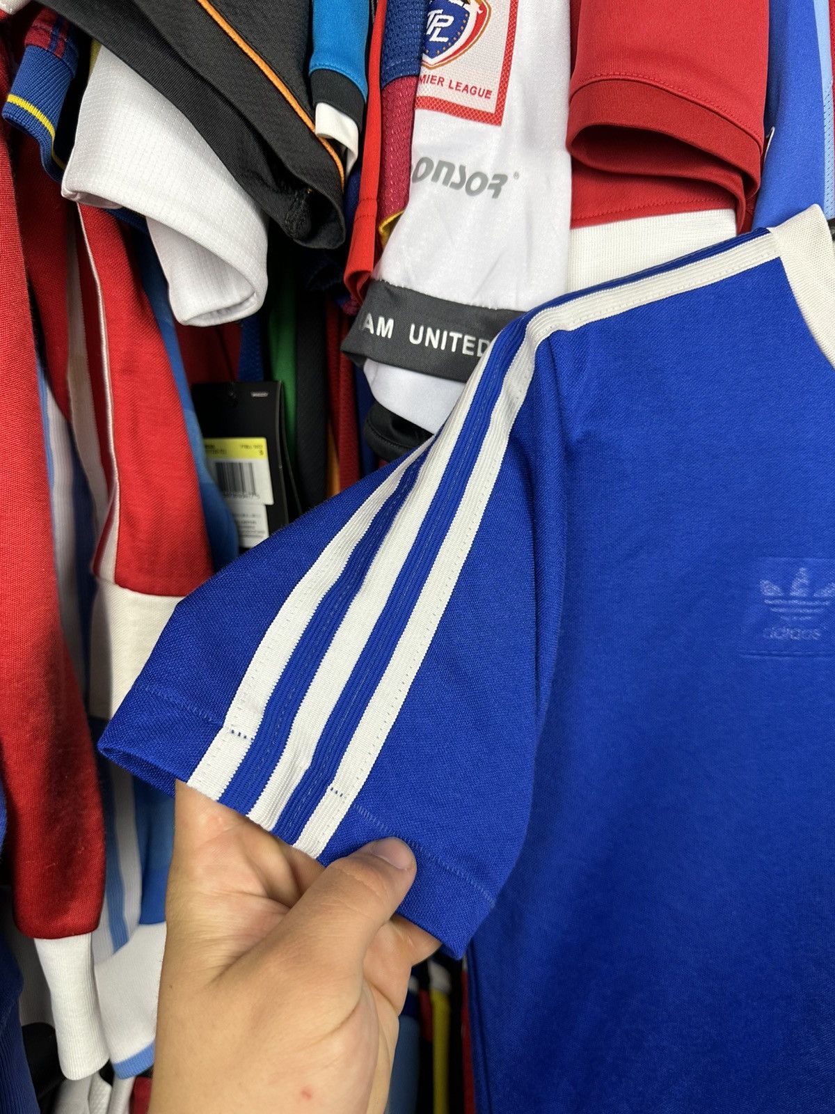 Adidas × Vintage ADIDAS West Germany 80s VINTAGE FOOTBALL SHIRT SOCCER JERSEY Size US M / EU 48-50 / 2 - 4 Thumbnail