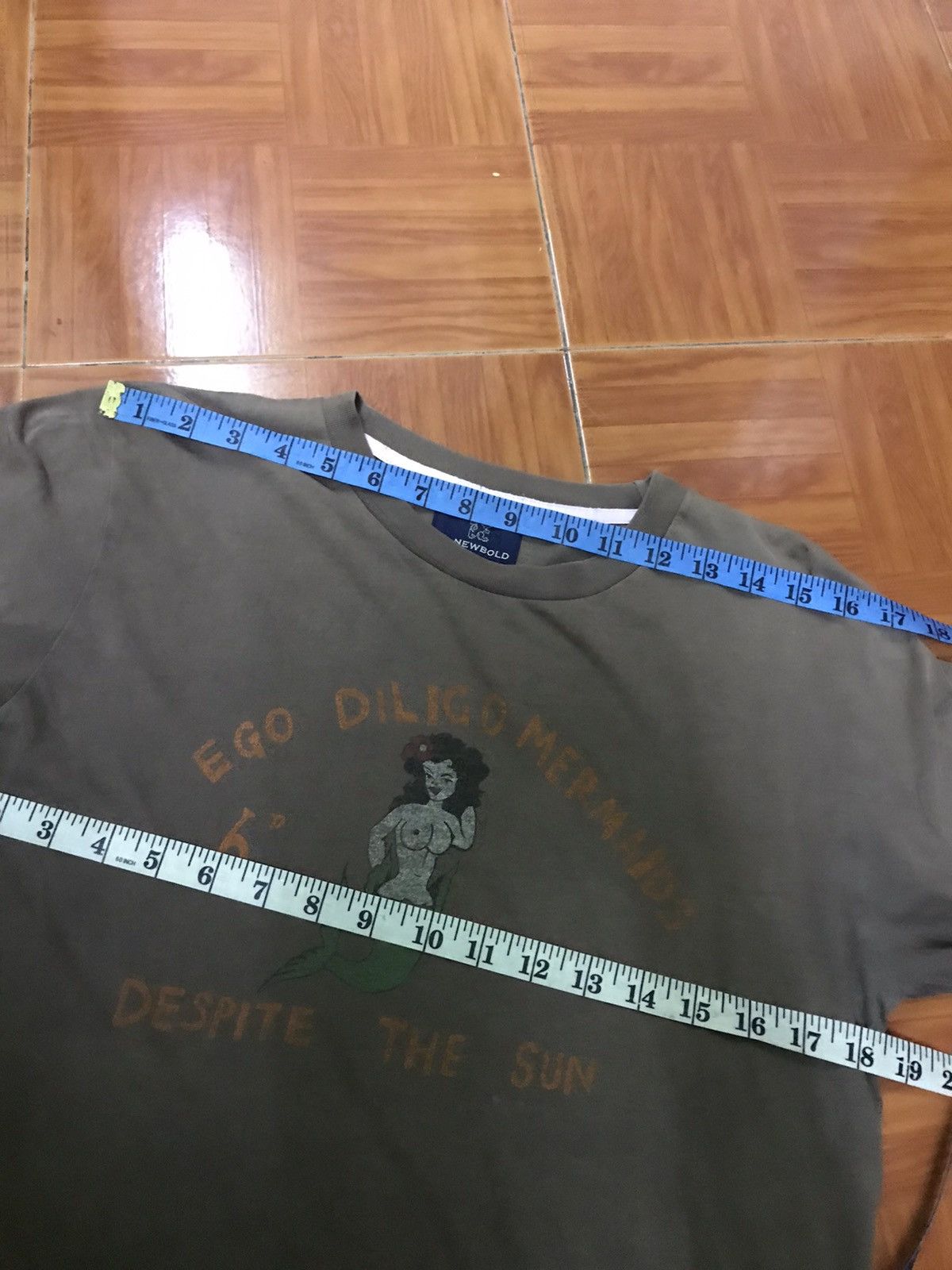 Japanese Brand R.NEWBOLD‼️ EGO DILIGO MERMAIDS DESPITE THE SUN VERY RARE Size US L / EU 52-54 / 3 - 10 Thumbnail