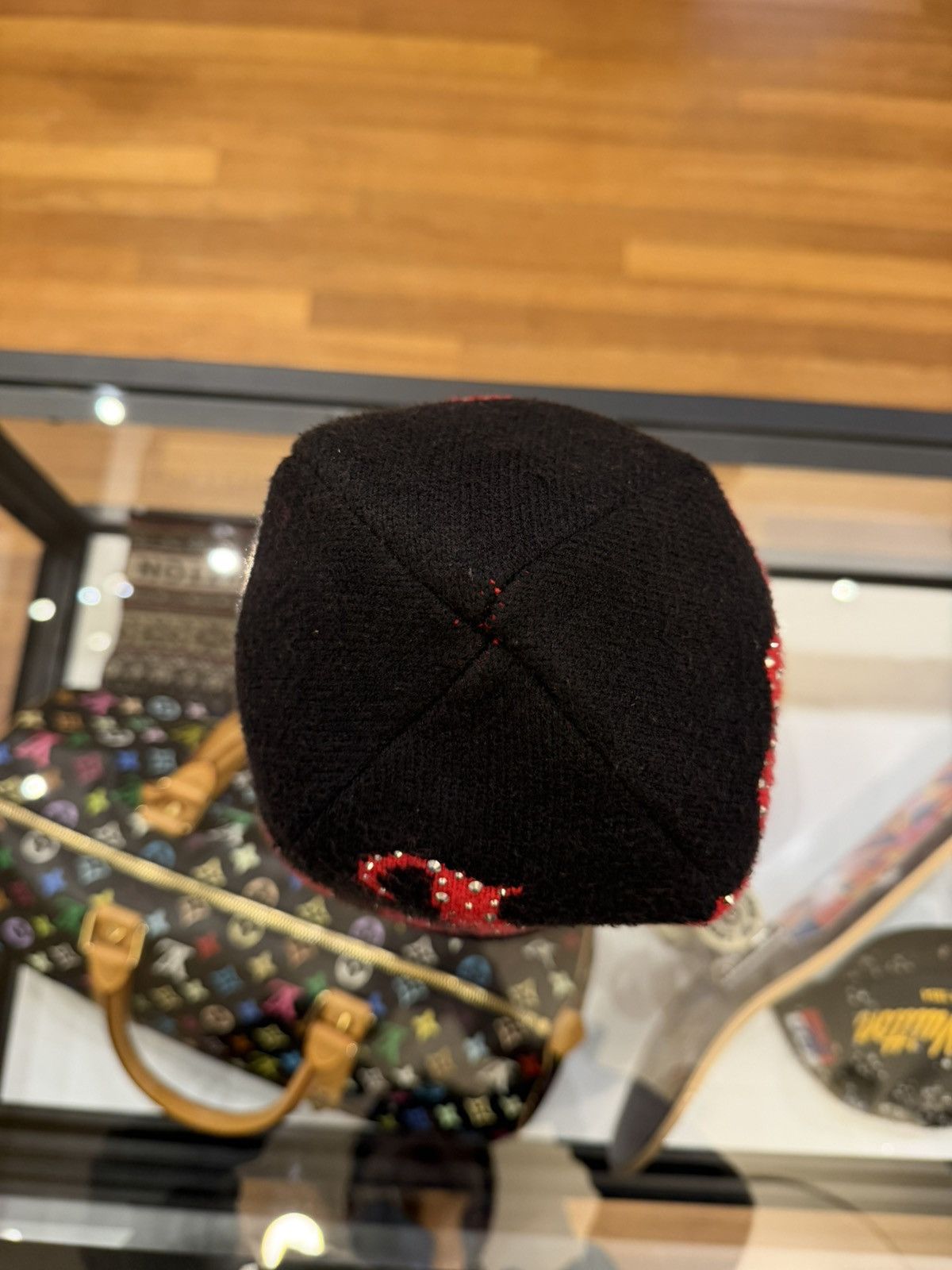Godspeed Godspeed Rinestone Beanie - Black/Red Size ONE SIZE - 7 Thumbnail