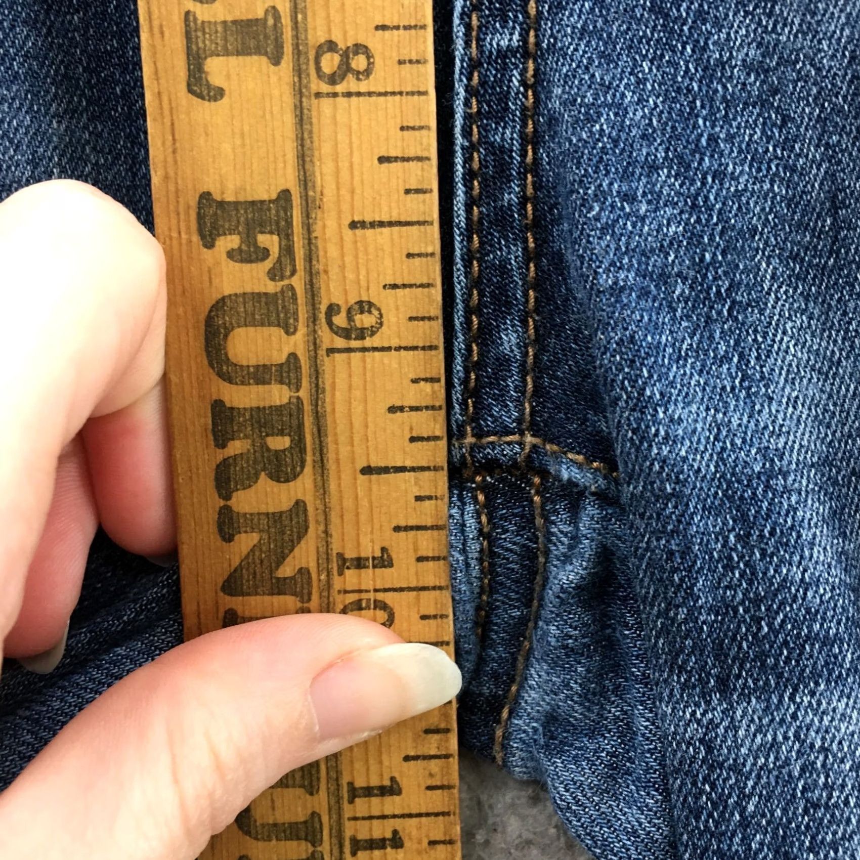 American Eagle Outfitters American Eagle Outfitters Jegging Jeans Womens 8L Blue Denim Regular Stretch Pocket 5-Pocket Design Size 30" / US 8 / IT 44 - 7 Thumbnail