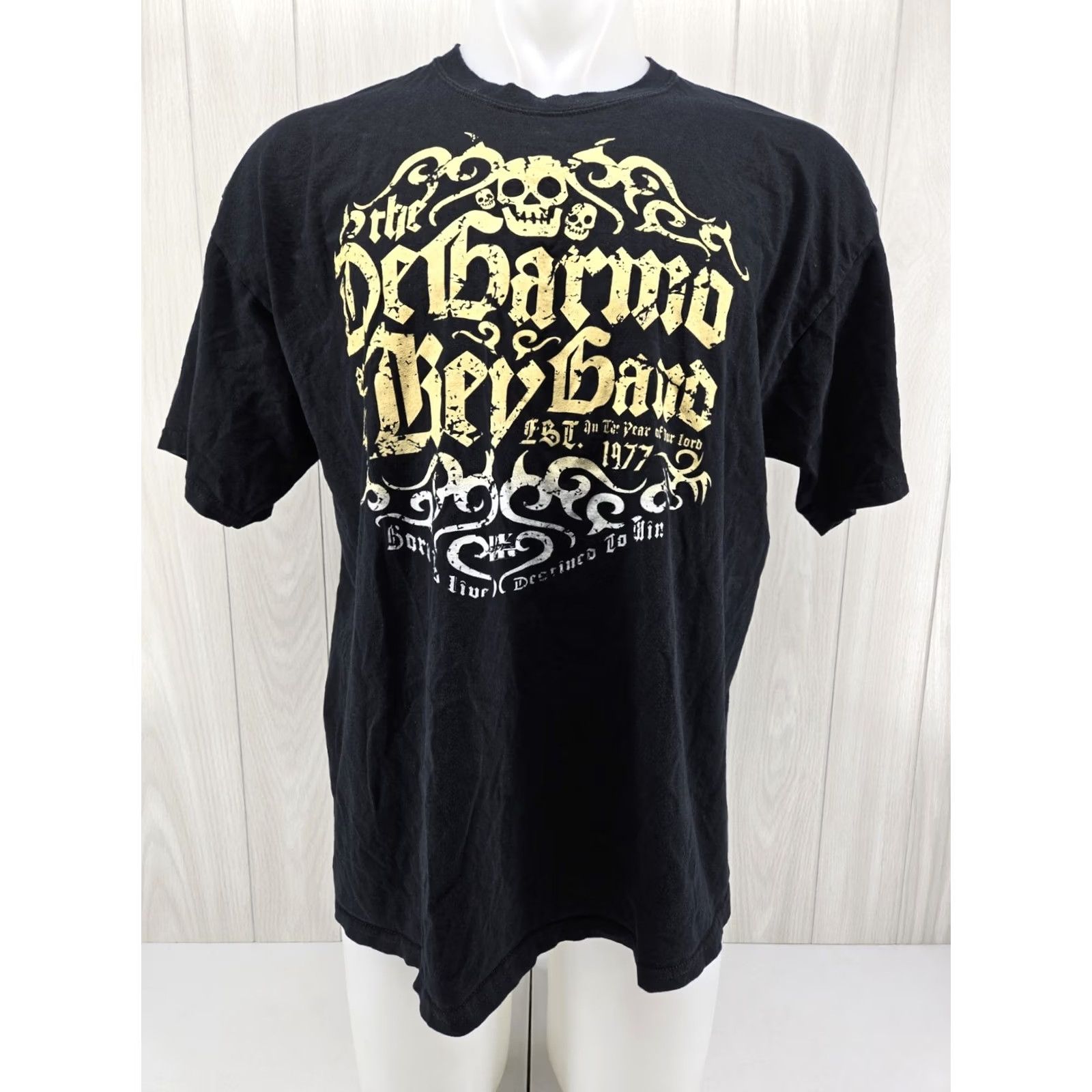 Gildan VINTAGE The Debarmo and Key Band Men's XL Black T-Shirt Short Sleeve Size US XL / EU 56 / 4 - 2 Thumbnail
