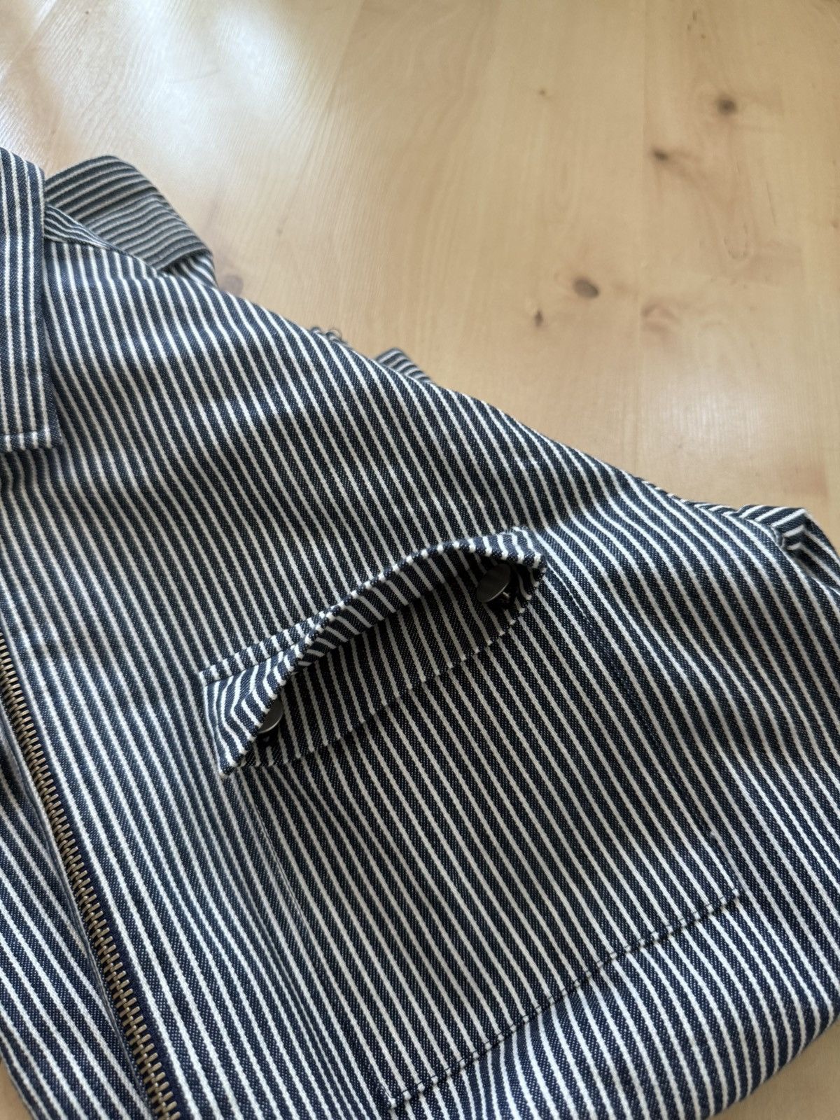 Japanese Brand Comparison will kill you striped overshirt jacket Size US L / EU 52-54 / 3 - 10 Thumbnail