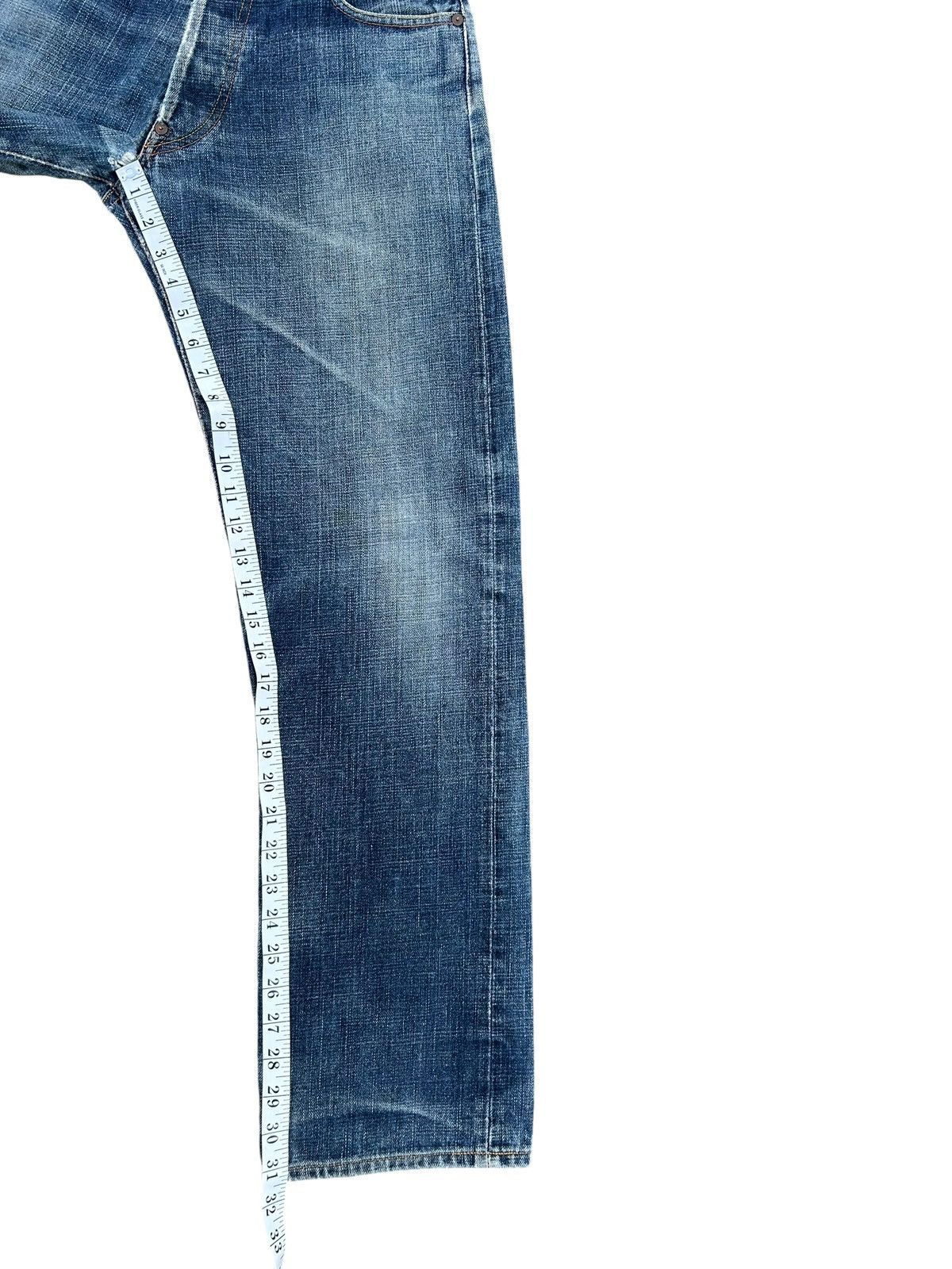 Kapital Thrashed Vintage Evisu Selvedge Denim Jeans Size US 32 / EU 48 - 24 Thumbnail