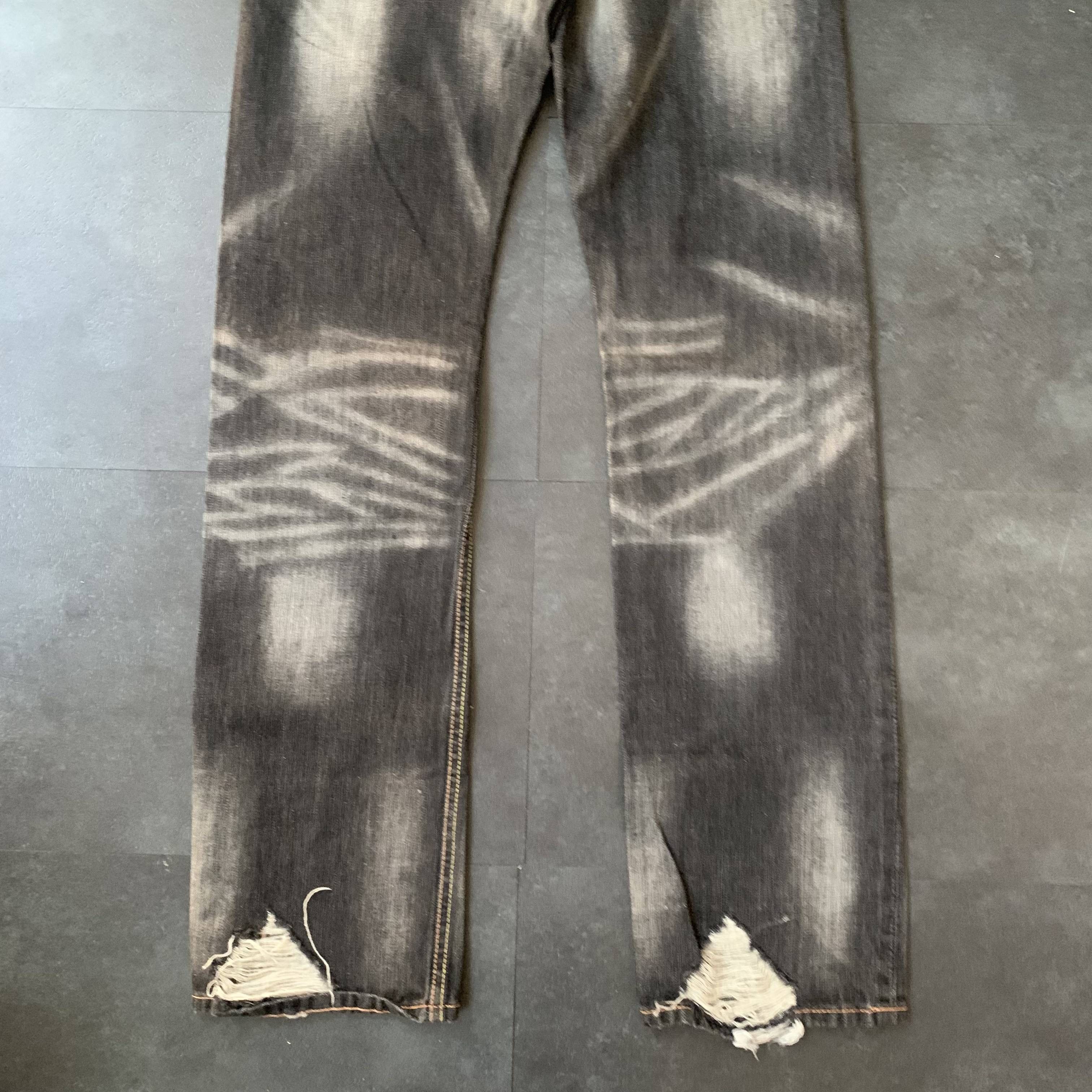 Japanese Brand Hardly Ever's Faded Denim Selvedge Pants Size US 36 / EU 52 - 6 Thumbnail