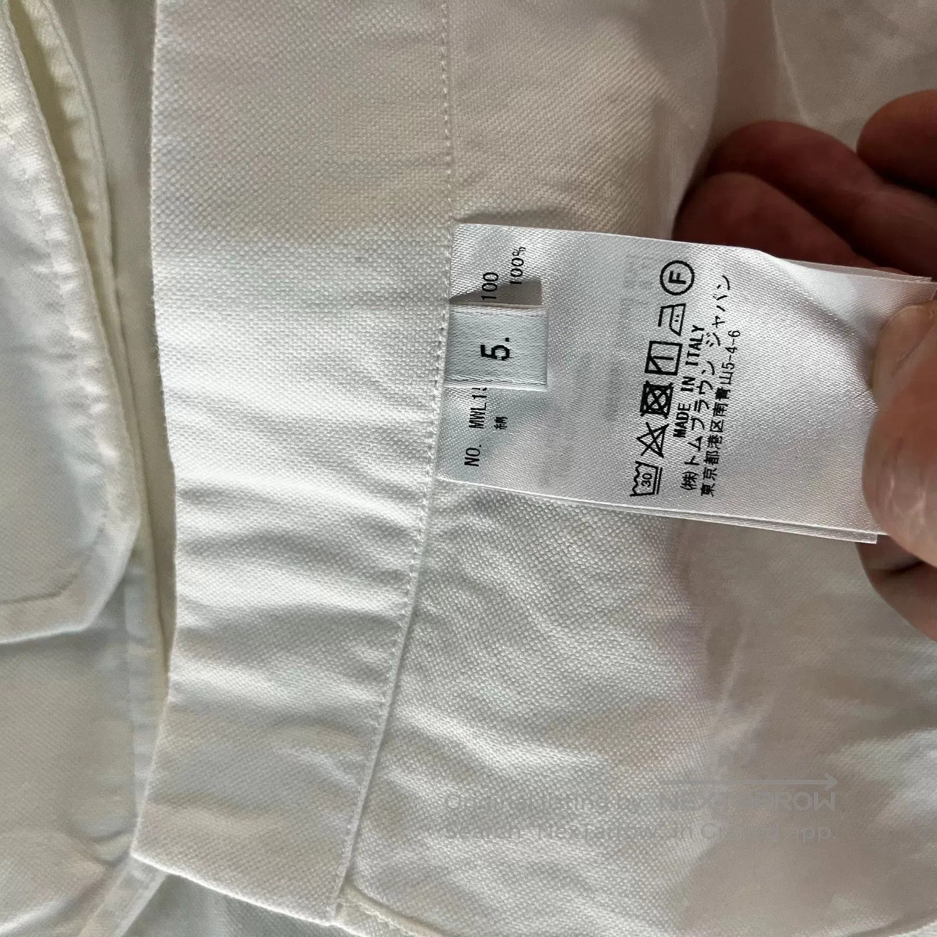 Thom Browne Thom Browne TB Armband Button Long-Sleeve Shirt. Size US XXL / EU 58 / 5 - 6 Thumbnail