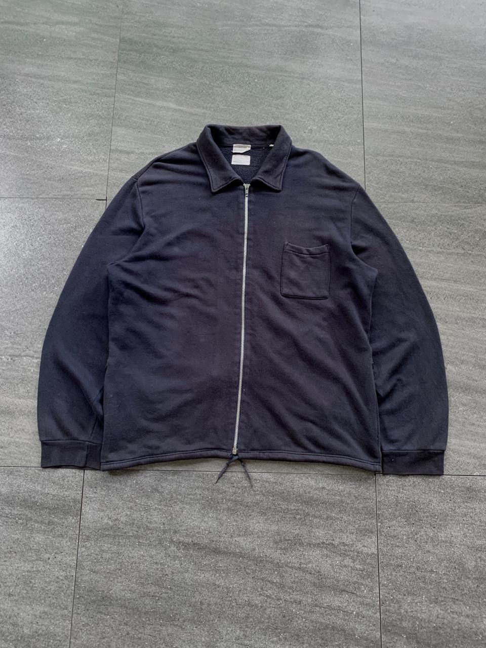 2000s One Pocket French Terry Jacket - Large