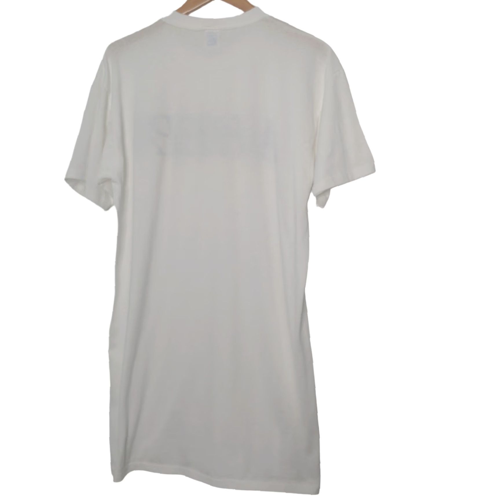 Jerzees VINTAGE JERZEES Nightshirt Short Sleeve AHEPA White 1 Size Fits All Crew Neck Pullover Sleepshirt Women Size ONE SIZE - 3 Thumbnail