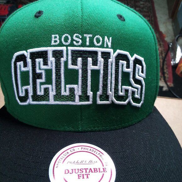 Mitchell & Ness × NBA Deadstock Mitchell & Ness Boston Celtics Snap Hat Cap Size ONE SIZE - 2 Thumbnail