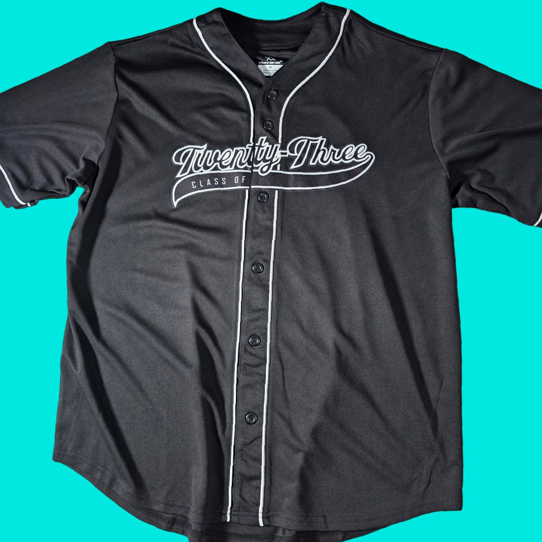 Vintage HERFF JONES 2023 Senior Baseball T-Shirt Unisex Adult Medium Black Contrast Stitching Size M / US 6-8 / IT 42-44 - 1 Thumbnail