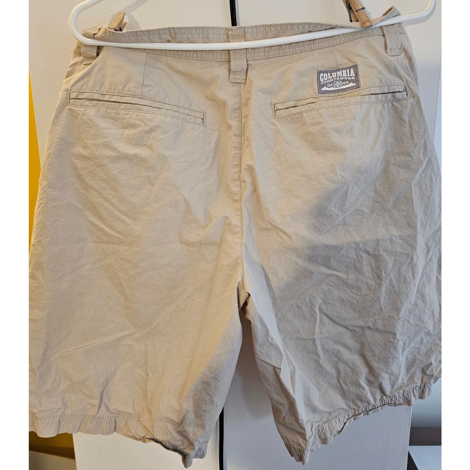 Columbia Columbia Sportswear - Men's Khaki Shorts - Regular Fit 34x10 Size US 34 / EU 50 - 4 Thumbnail