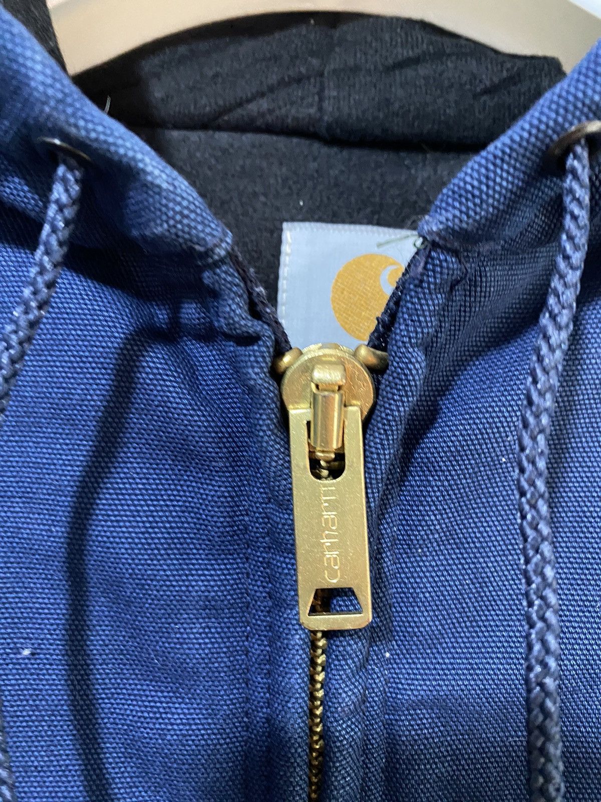 Carhartt Carhartt USA Active Jacket, sizeXL, blue, with patch, used, Size US XL / EU 56 / 4 - 8 Thumbnail
