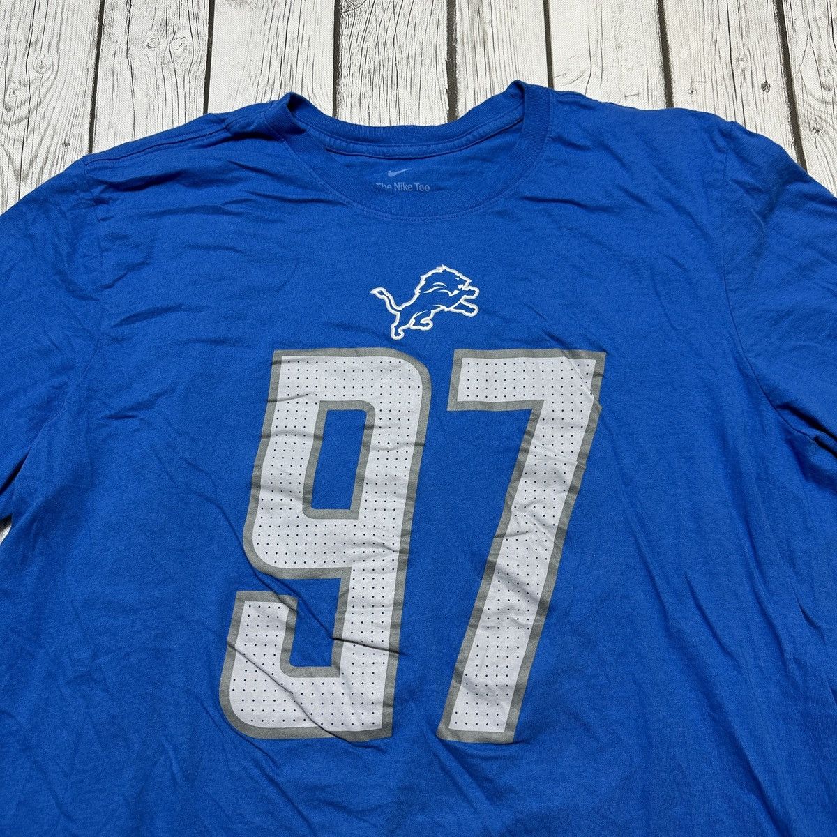 NFL × Nike Detroit Lions Aidan Hutchinson tee Size US XL / EU 56 / 4 - 3 Thumbnail