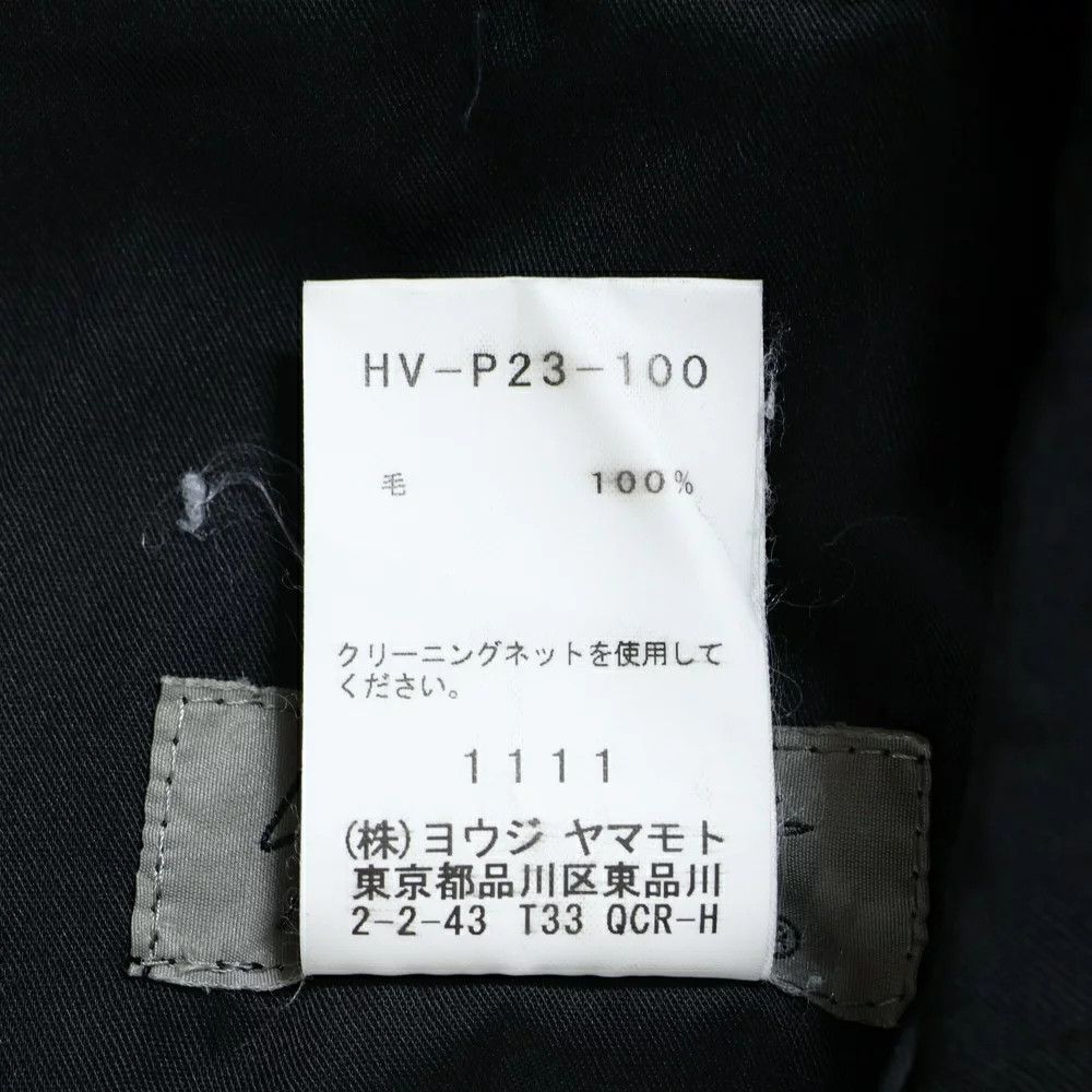 Yohji Yamamoto POUR HOMME 18aw Wool gabardine tuck long pants HV-P23-100 Size US 35 - 3 Thumbnail