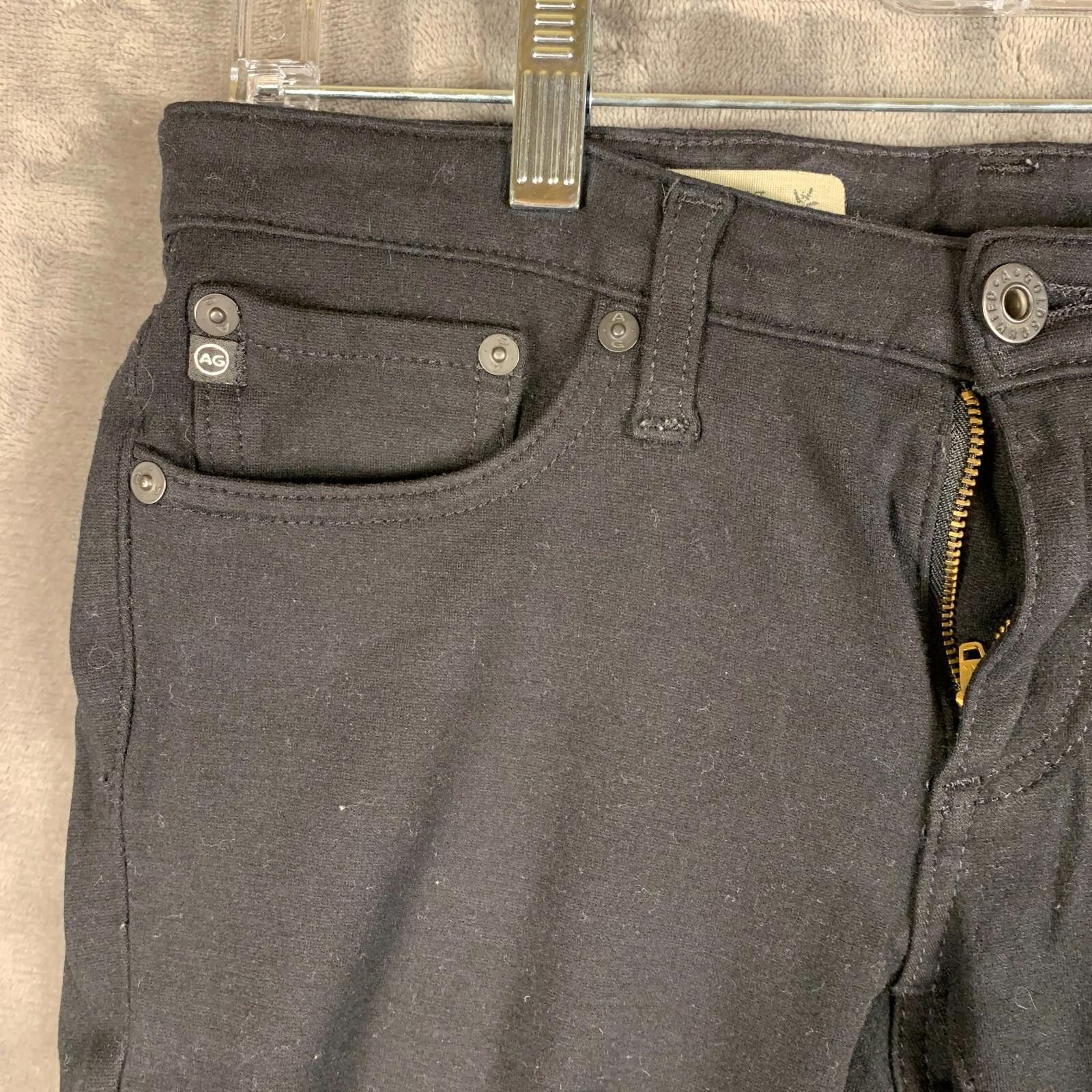 AG Adriano Goldschmied AG Womens Black The Legging Super Skinny Fit Jean (375) Size 30" / US 8 / IT 44 - 3 Thumbnail