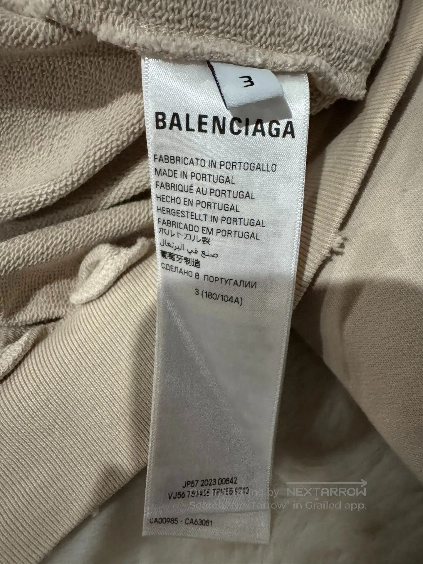 Balenciaga Balenciaga Hooded Loose Long-sleeve Sweatshirt| Size US L / EU 52-54 / 3 - 5 Thumbnail