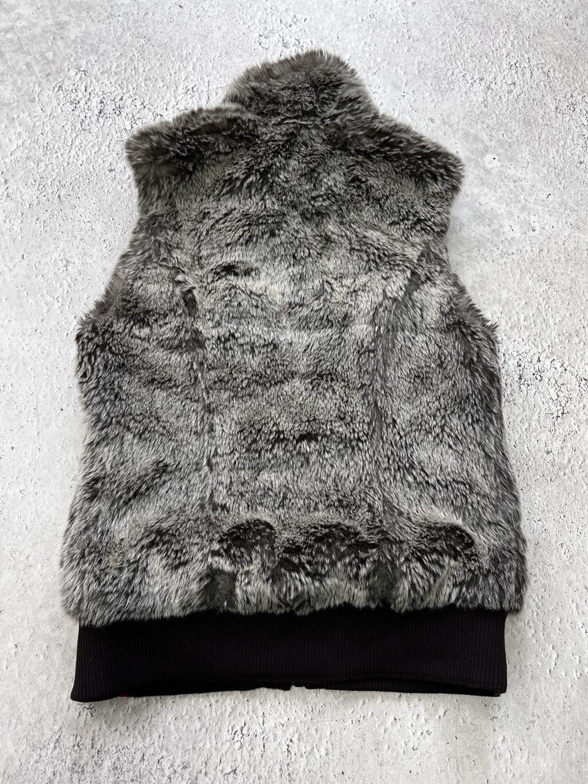 Hysteric Glamour × If Six Was Nine * Hype Vintage Full Mohair Faux Fur Fluffy Fuzzy Vest Jacket Size M / US 6-8 / IT 42-44 - 8 Thumbnail