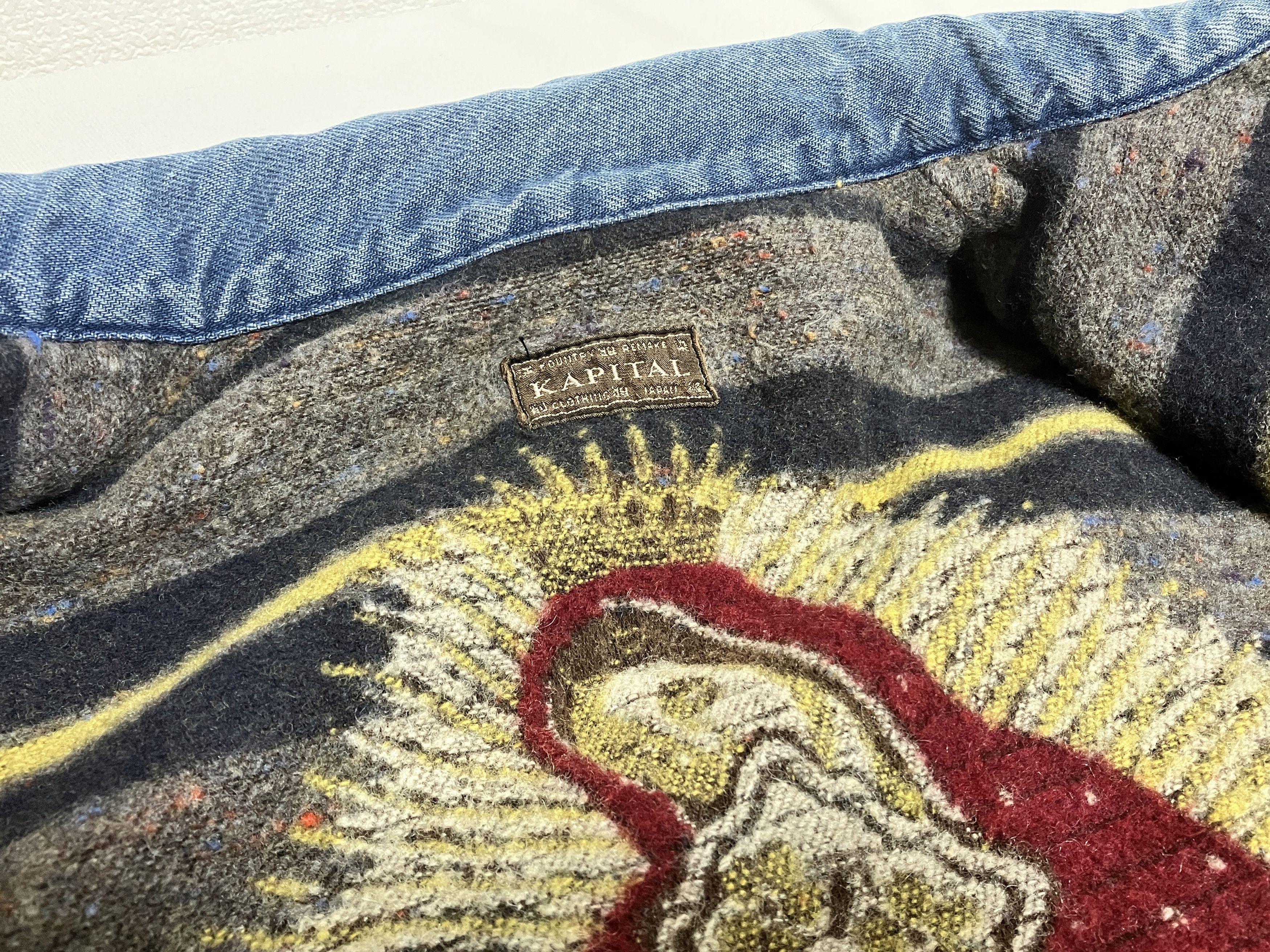 Kapital kapital 11.5oz denim lining Drizzler Jacket Virgin Maria 4 Size US XL / EU 56 / 4 - 5 Thumbnail