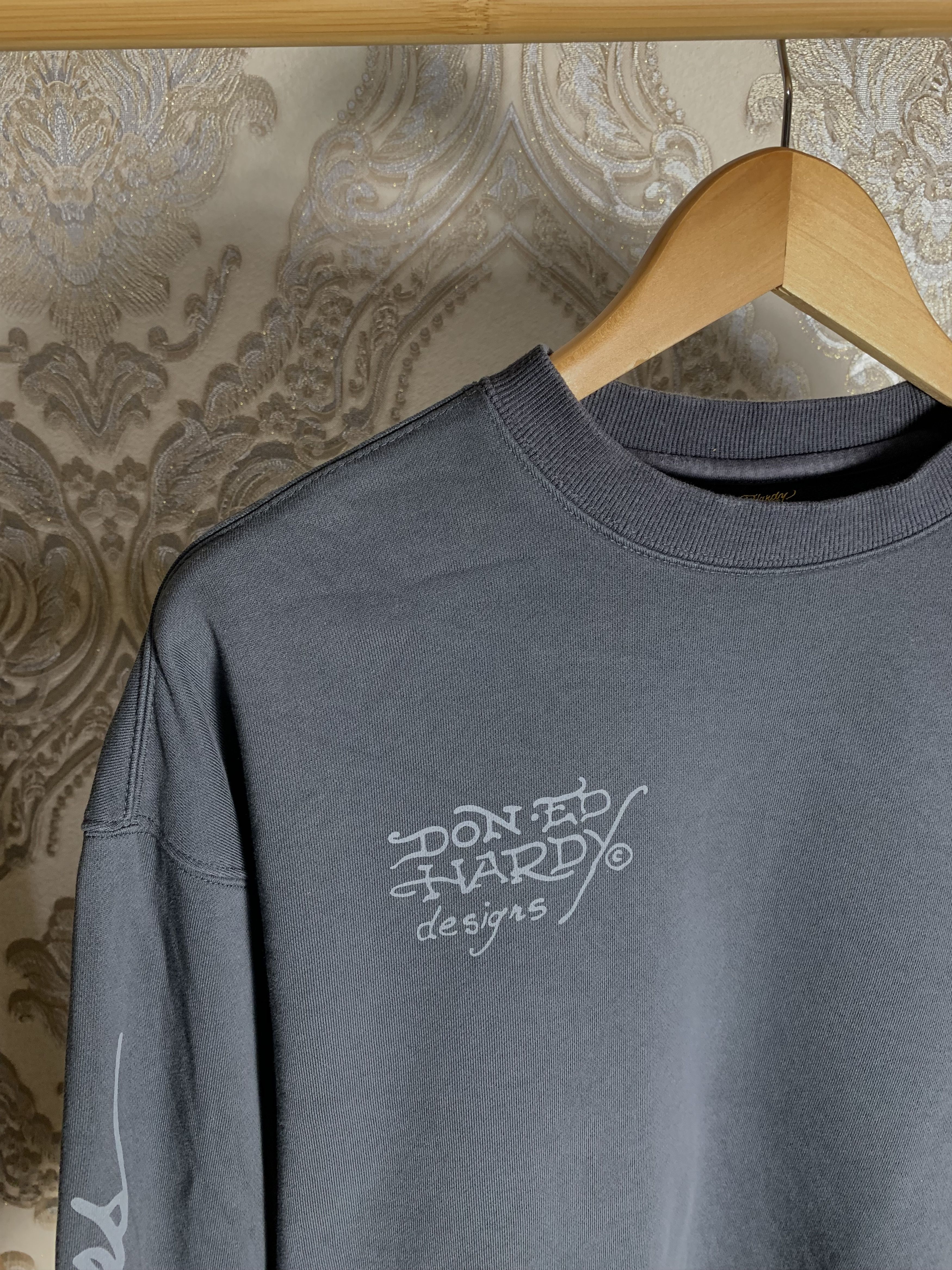 Ed Hardy VINTAGE ED HARDY BY CHRISTIAN AUDIGIER DESIGNER CASUAL Y2K Size US L / EU 52-54 / 3 - 3 Thumbnail