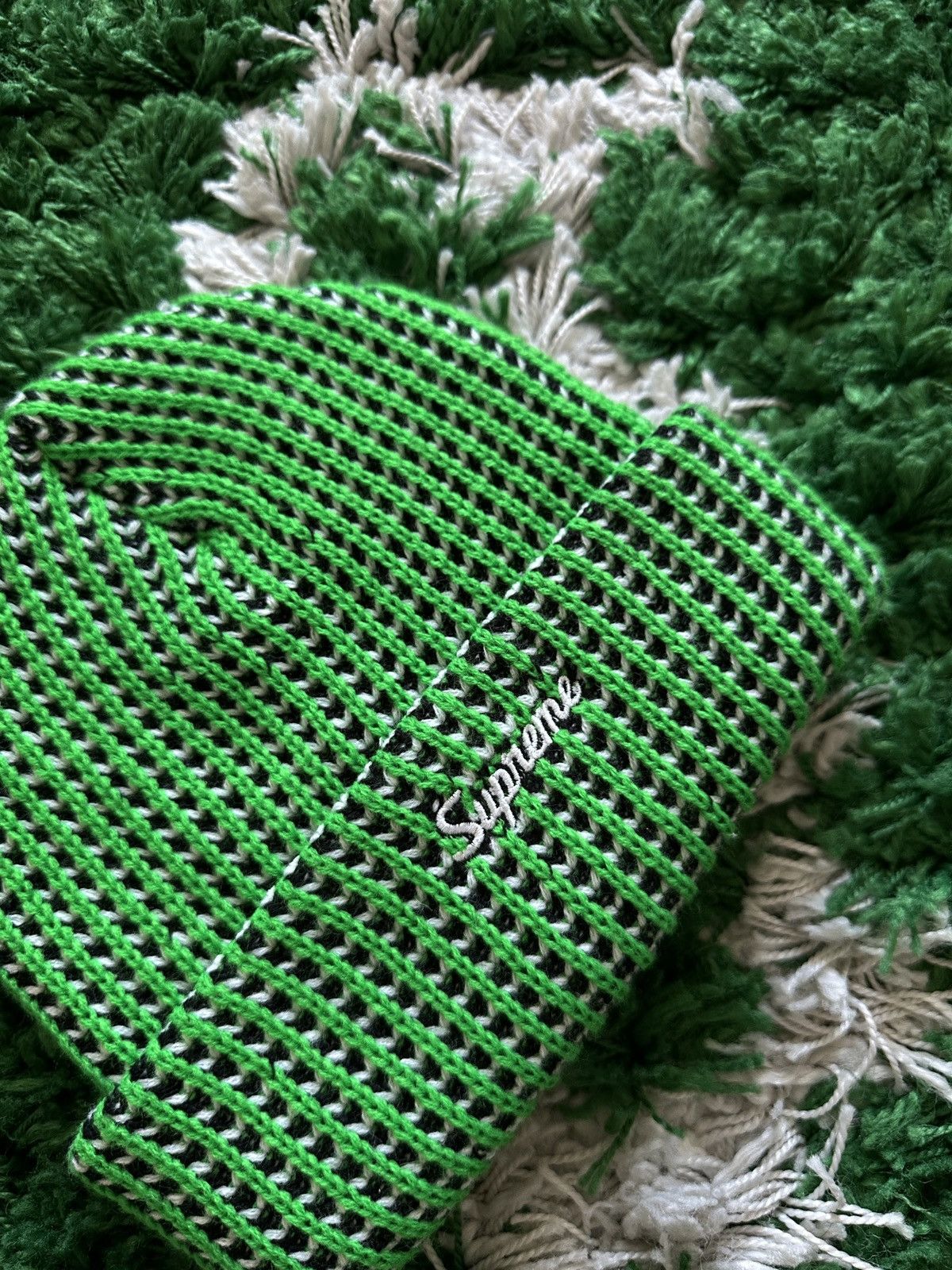 Supreme Supreme Grid Beanie FW15 Size ONE SIZE - 2 Thumbnail