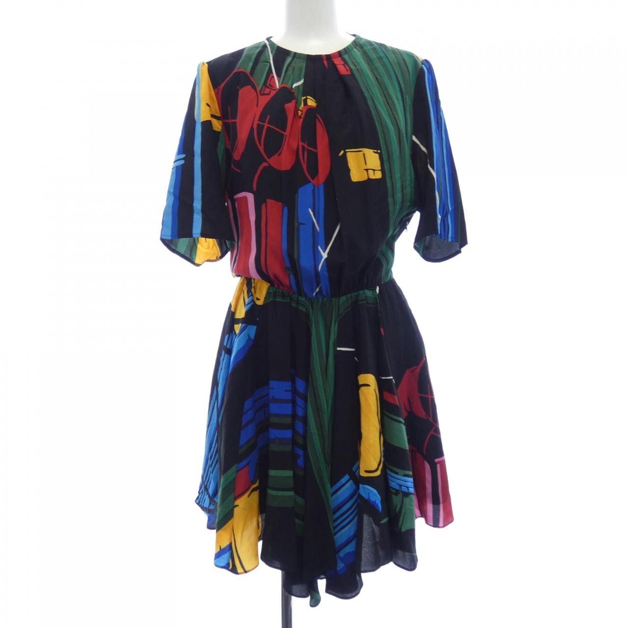 Louis Vuitton Louis Vuitton Louis Vuitton FHRO16RVA Silk Dress Others Dresses FHRO16RVA DUTY FREE for USA Size ONE SIZE - 1 Thumbnail