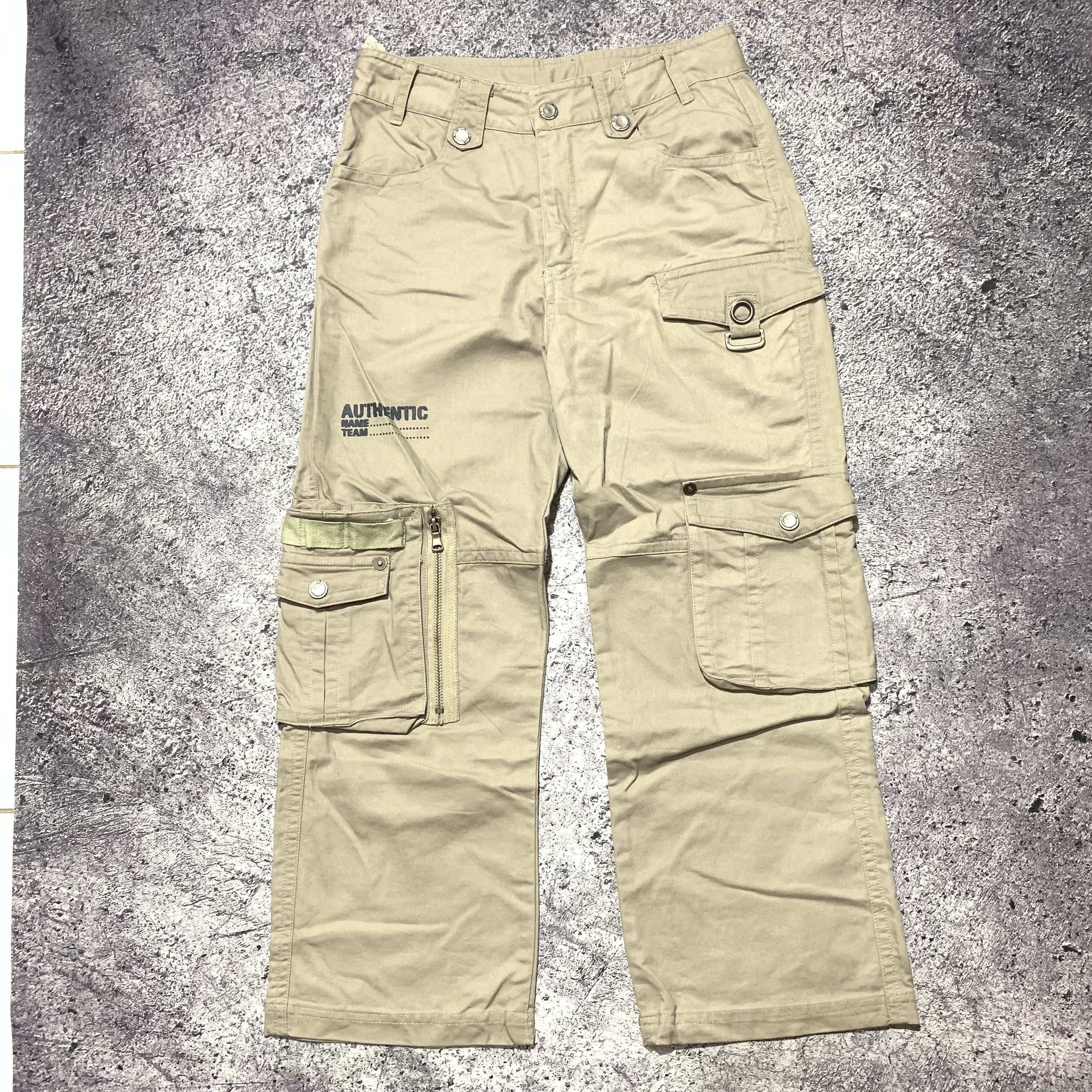 Japanese Brand 2000s Military Ifsix Multipocket Tactical Cargo Pants Size US 27 - 1 Thumbnail