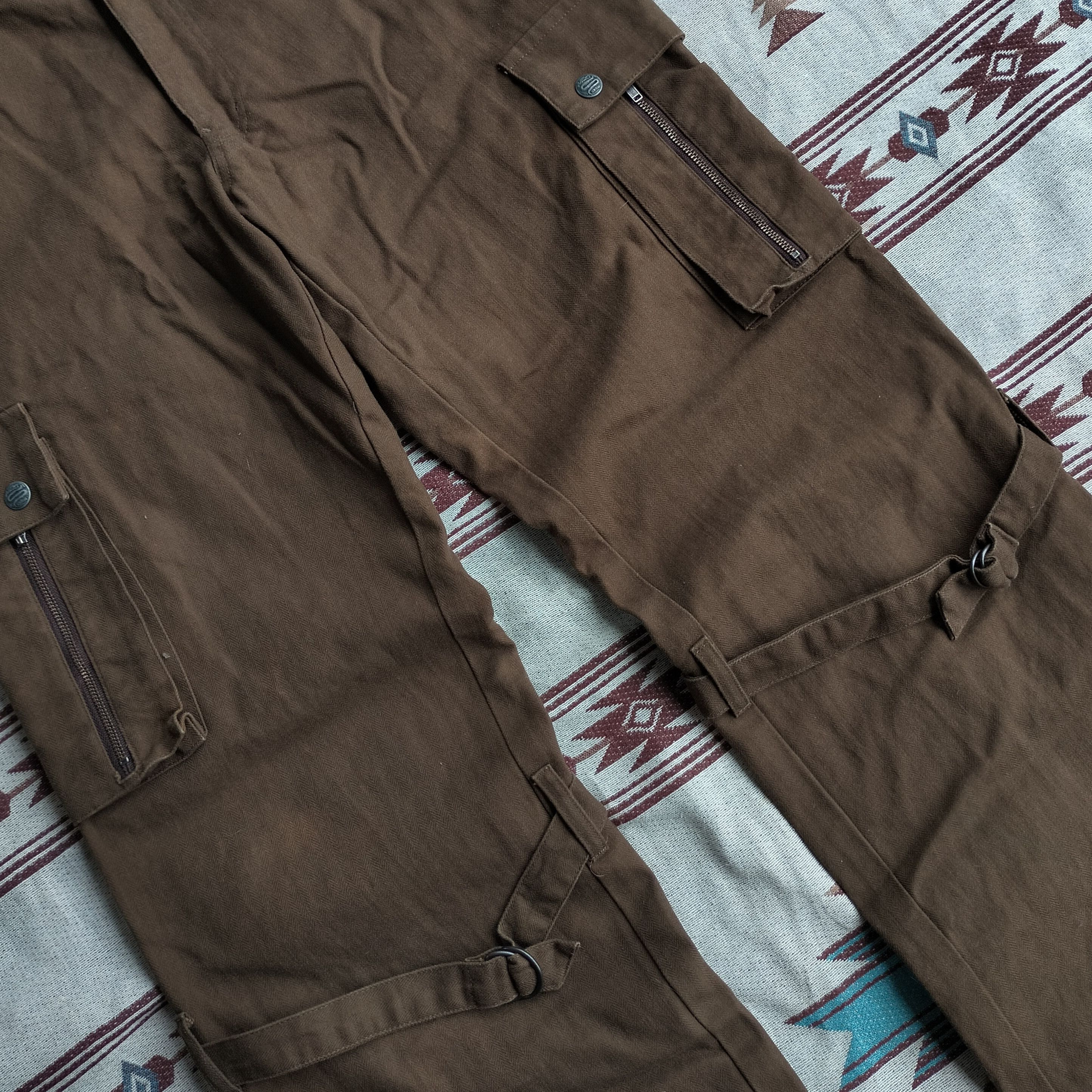 PPFM Schlussel bondage wide leg cargo pants (Realy rare) Size US 30 / EU 46 - 5 Thumbnail